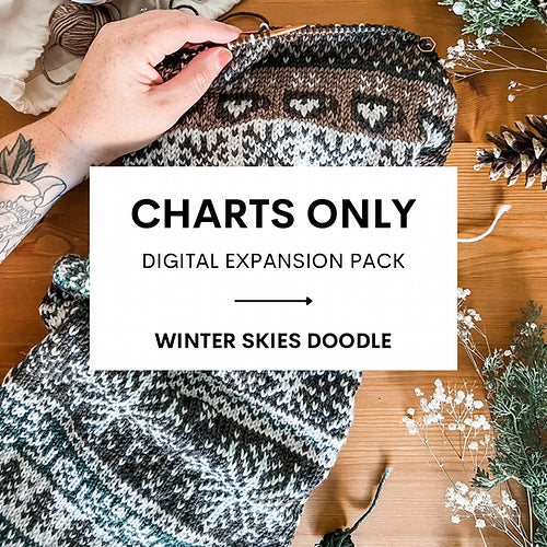 Winter Skies Doodle (Digital Chart Expansion)