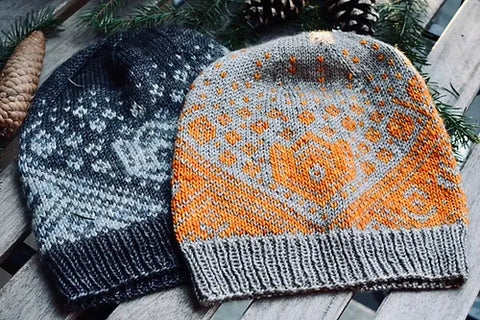 Handmade knitted beanie hat in honor of the victims of the Almeda Fire in newest Southern Oregon. FREE Shipping!