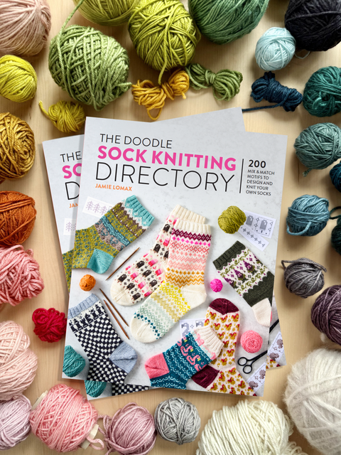 PRE-ORDER: Doodle Sock Knitting Directory Book | Pacific Knit Co