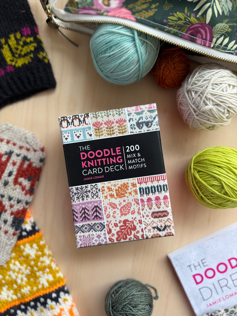 The Doodle Knitting Card Deck: 200 Mix & Match Motifs | Pacific Knit Co