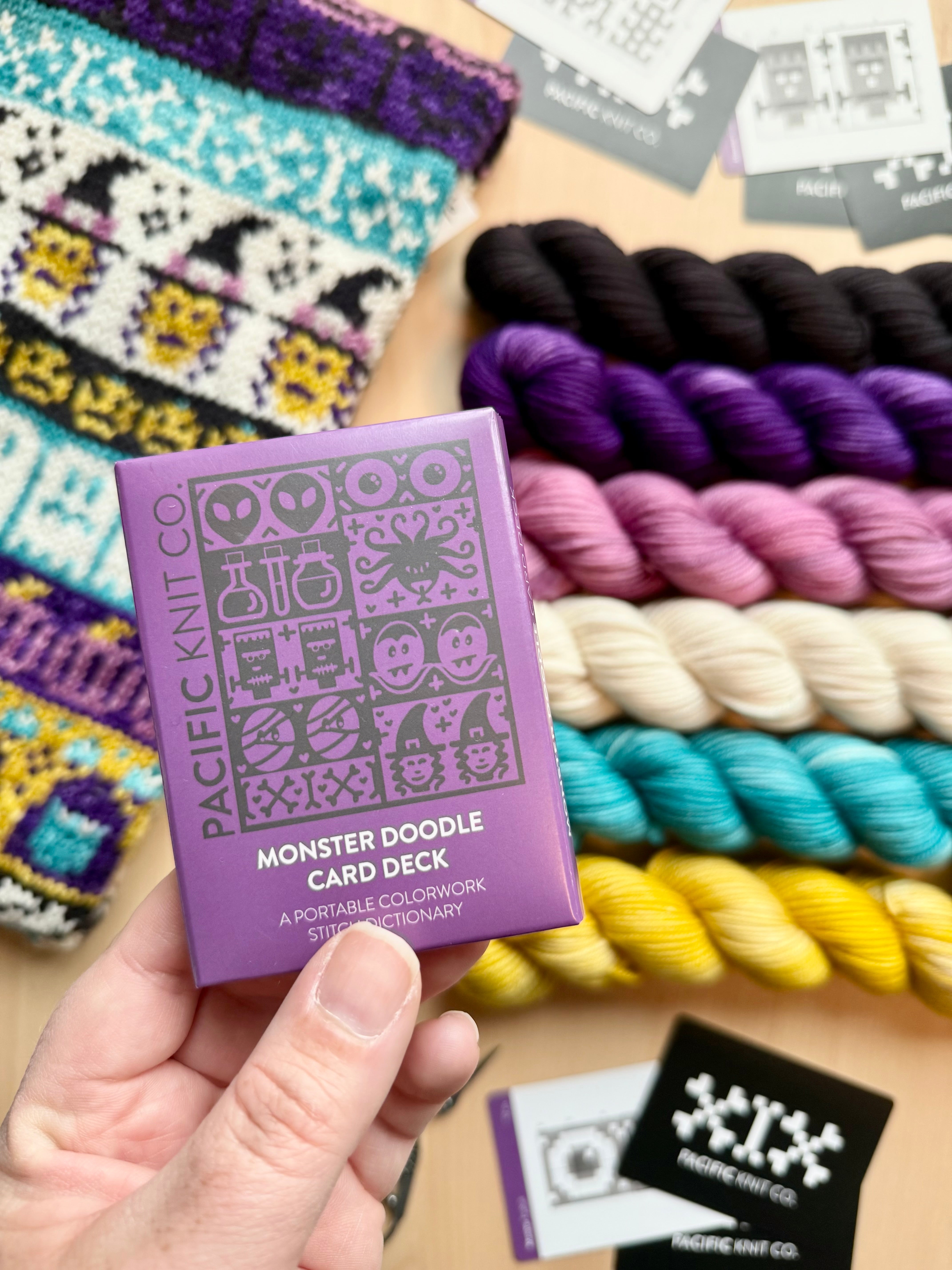 Monster Doodle: Cowl Project + Yarn Kit (by Fangirl Fibers)