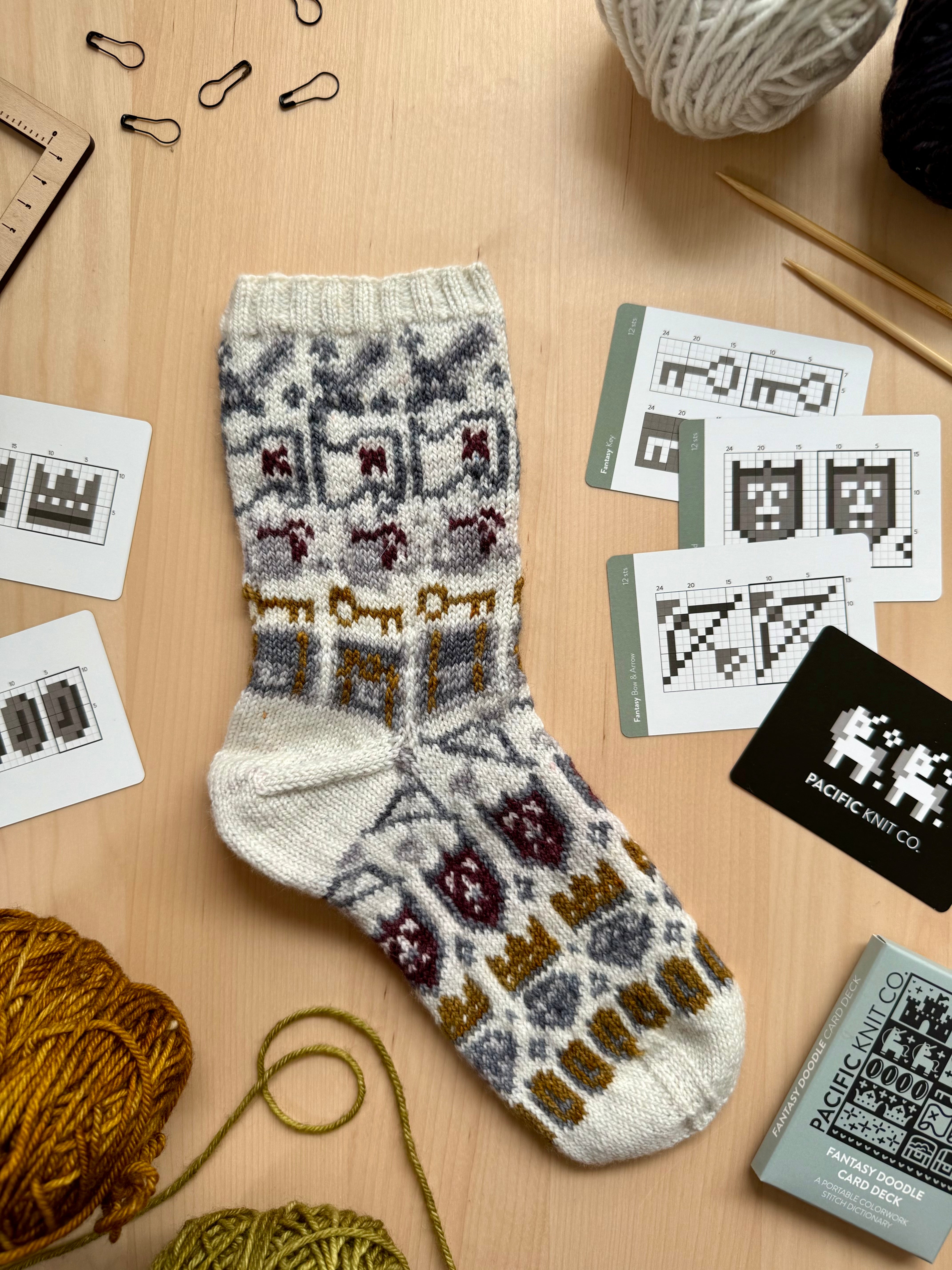 Fantasy Doodle (Socks)