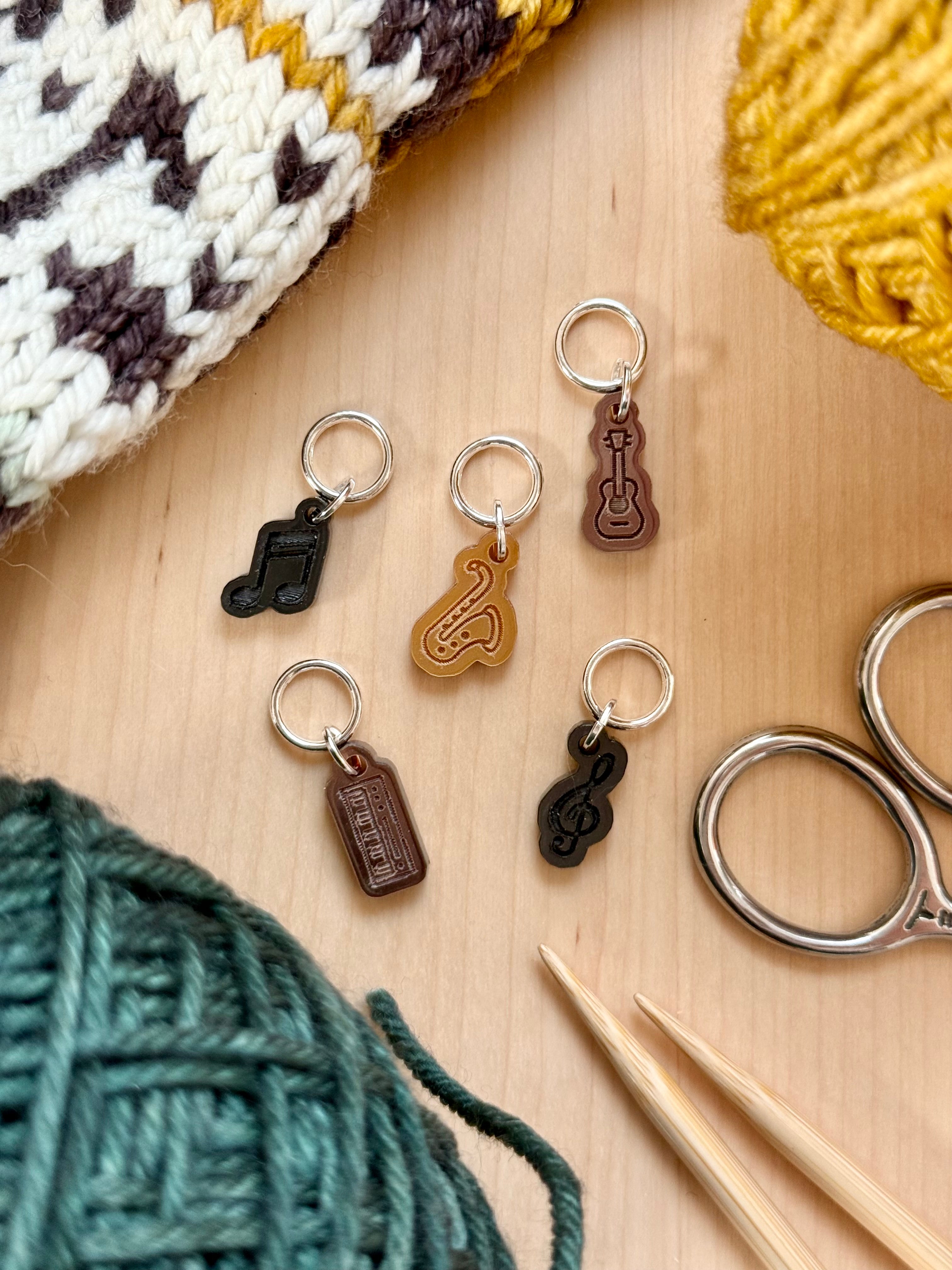 Music Doodle (Stitch Marker Set)
