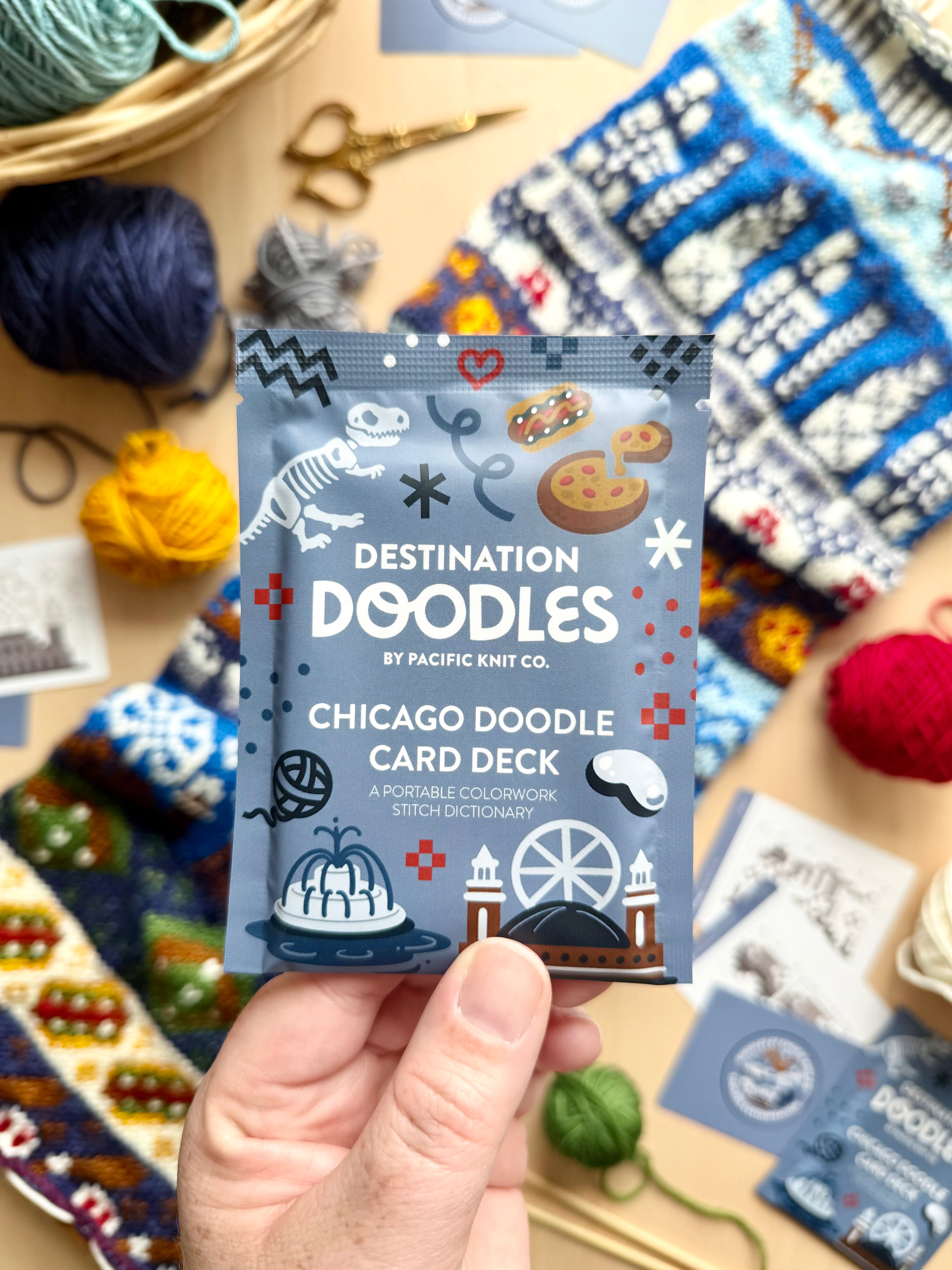 Doodle Card Deck - Chicago Destination