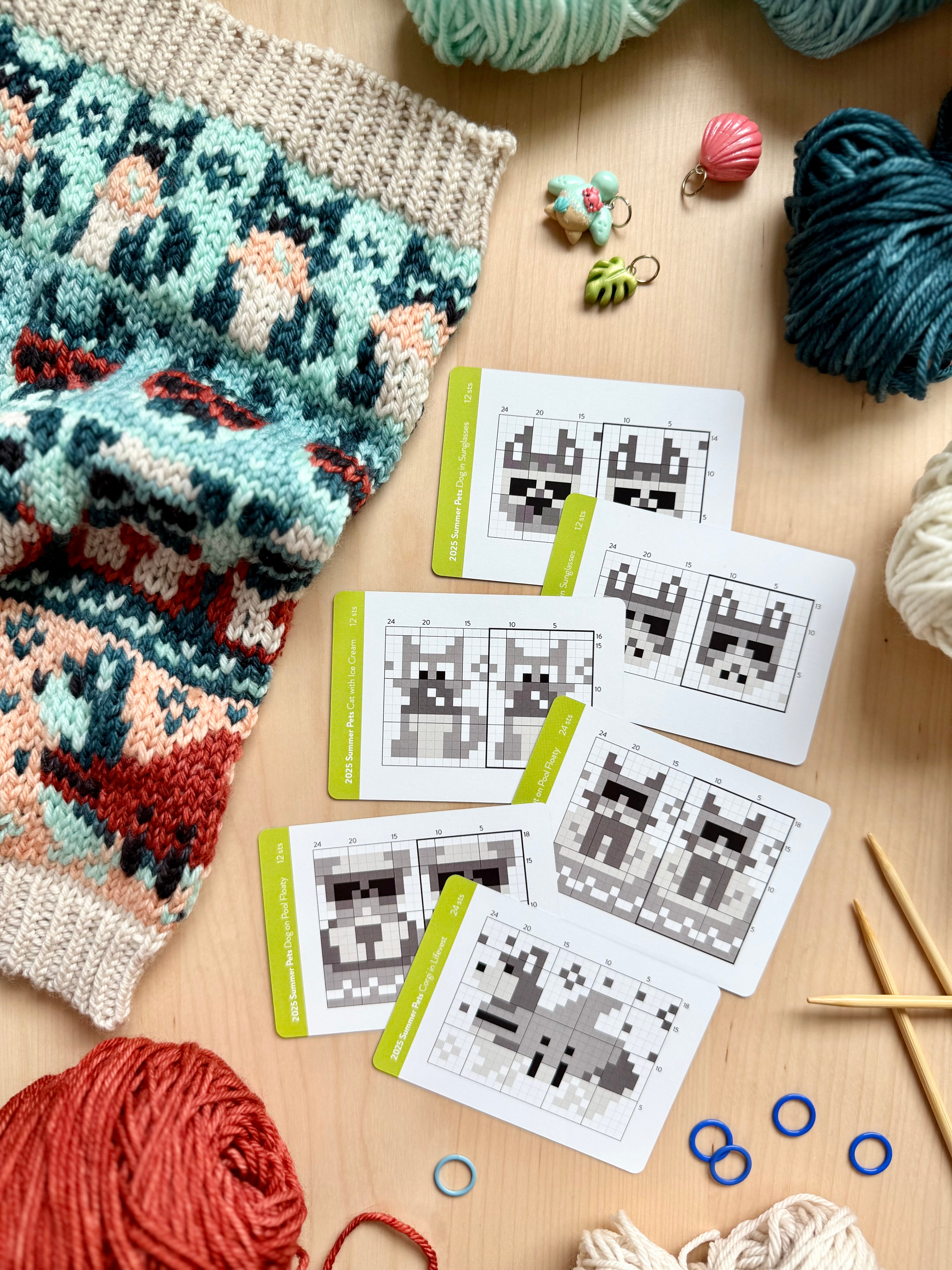 Doodle Card Deck - 2025 Summer Pets Mini Deck
