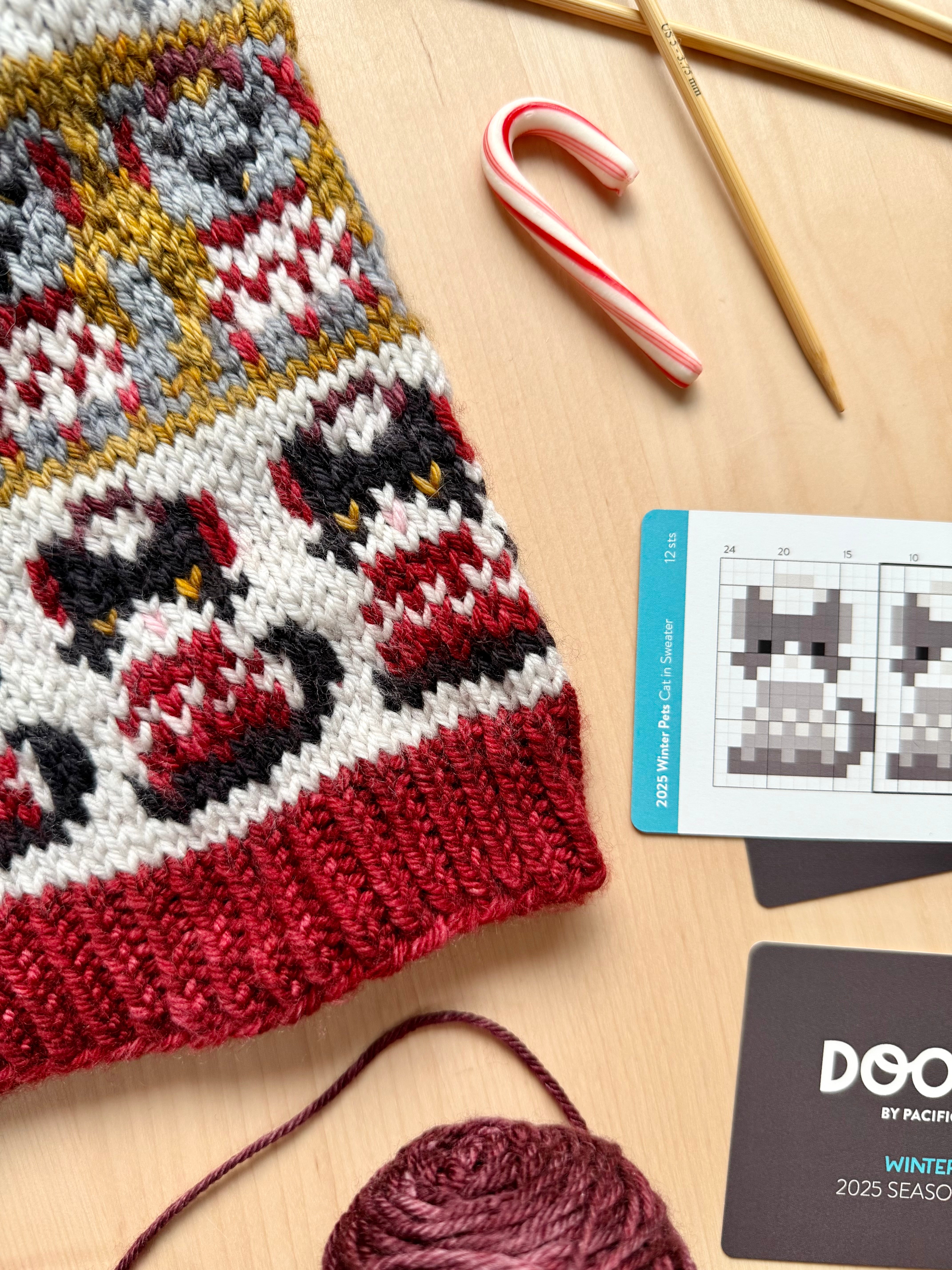 Doodle Card Deck - 2025 Winter Pets Mini Deck