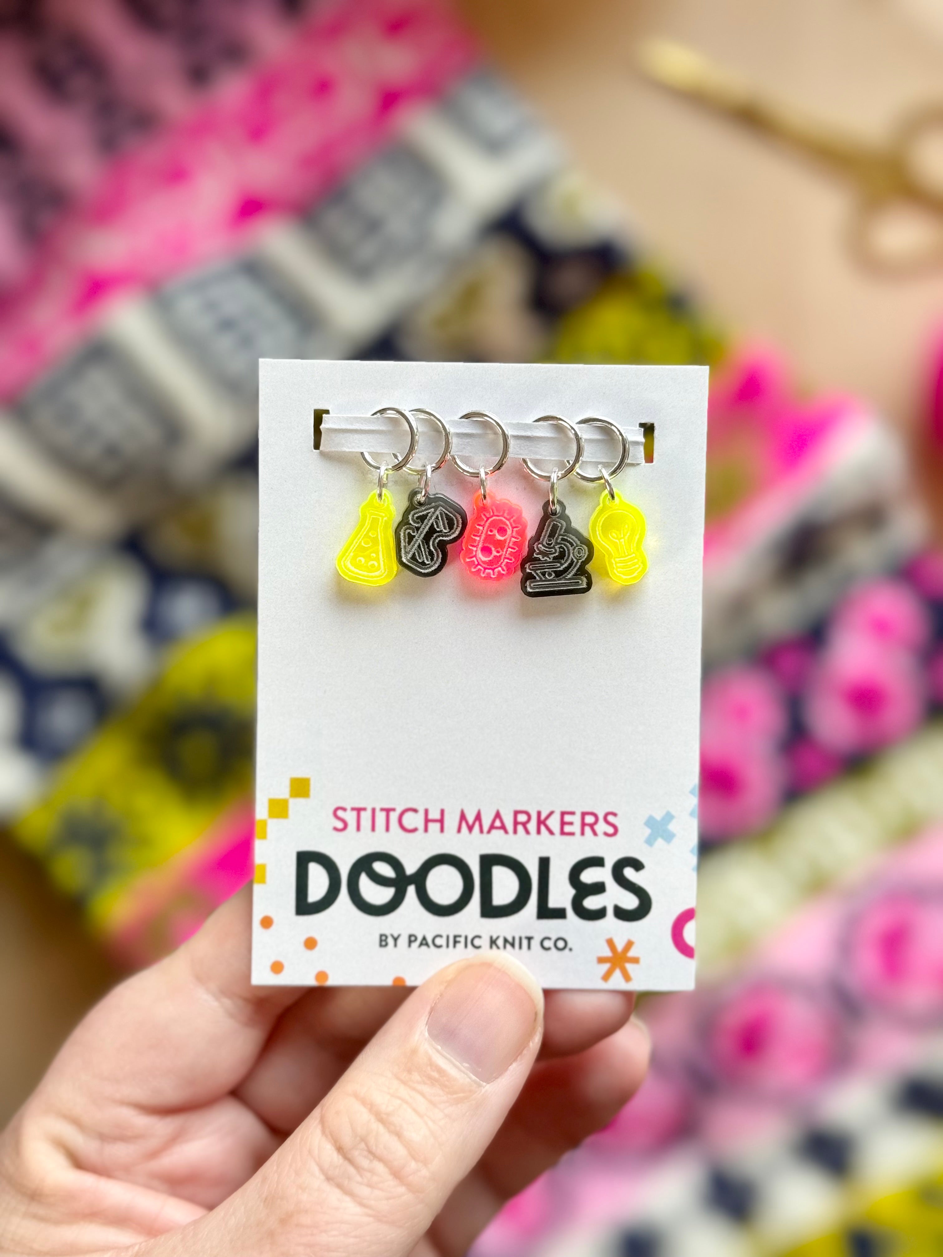 Science Doodle (Stitch Marker Set)
