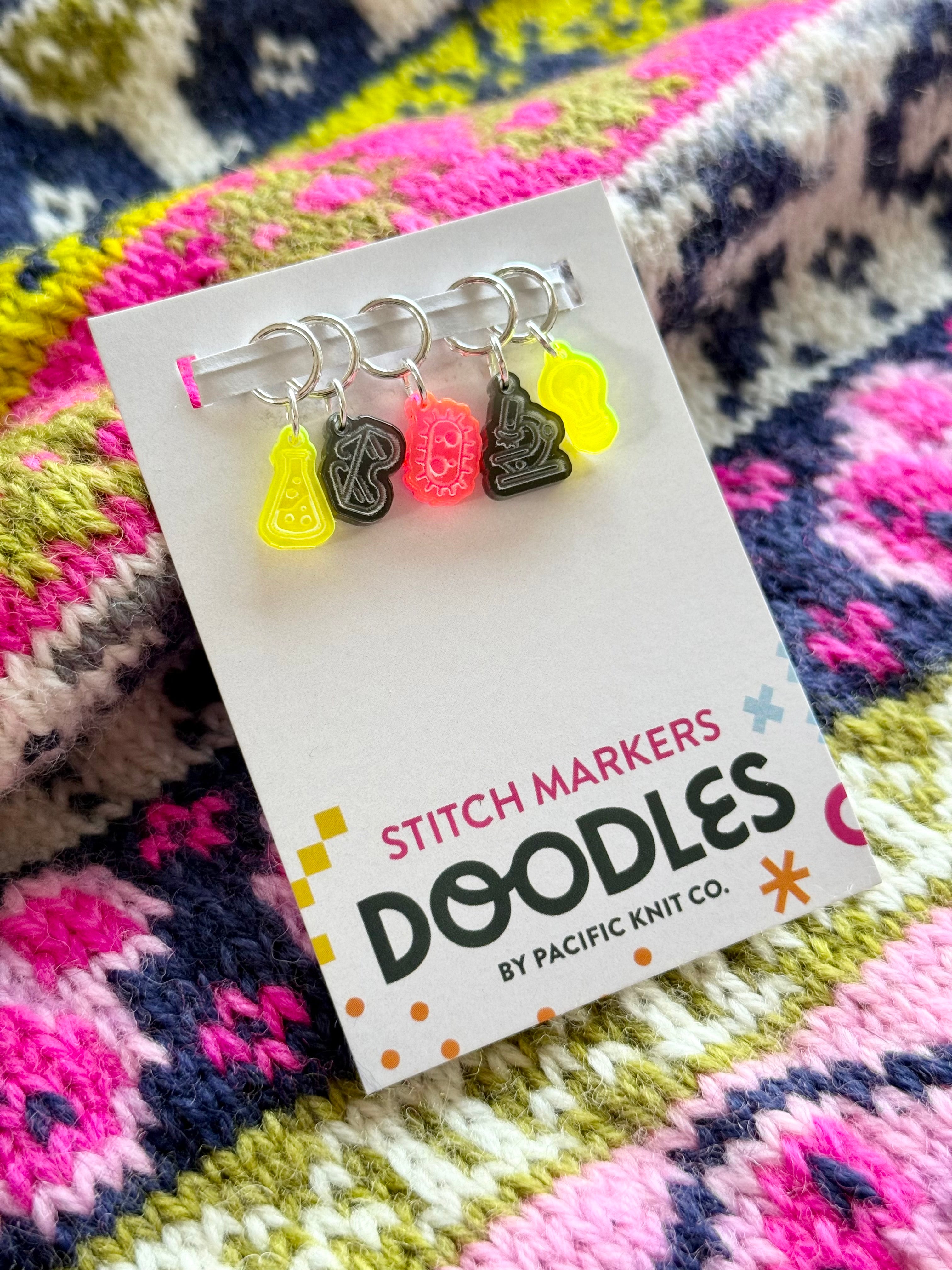 Science Doodle (Stitch Marker Set)