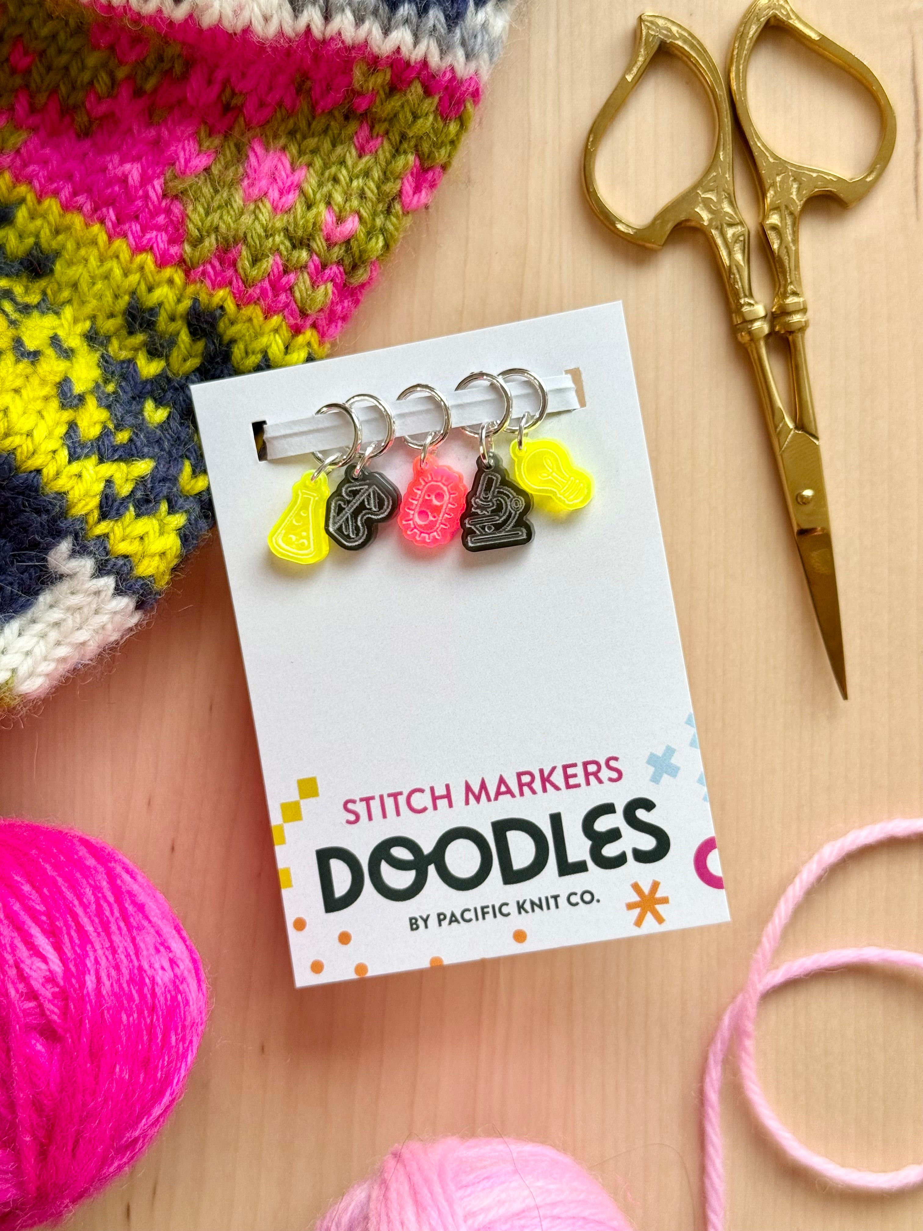 Science Doodle (Stitch Marker Set)