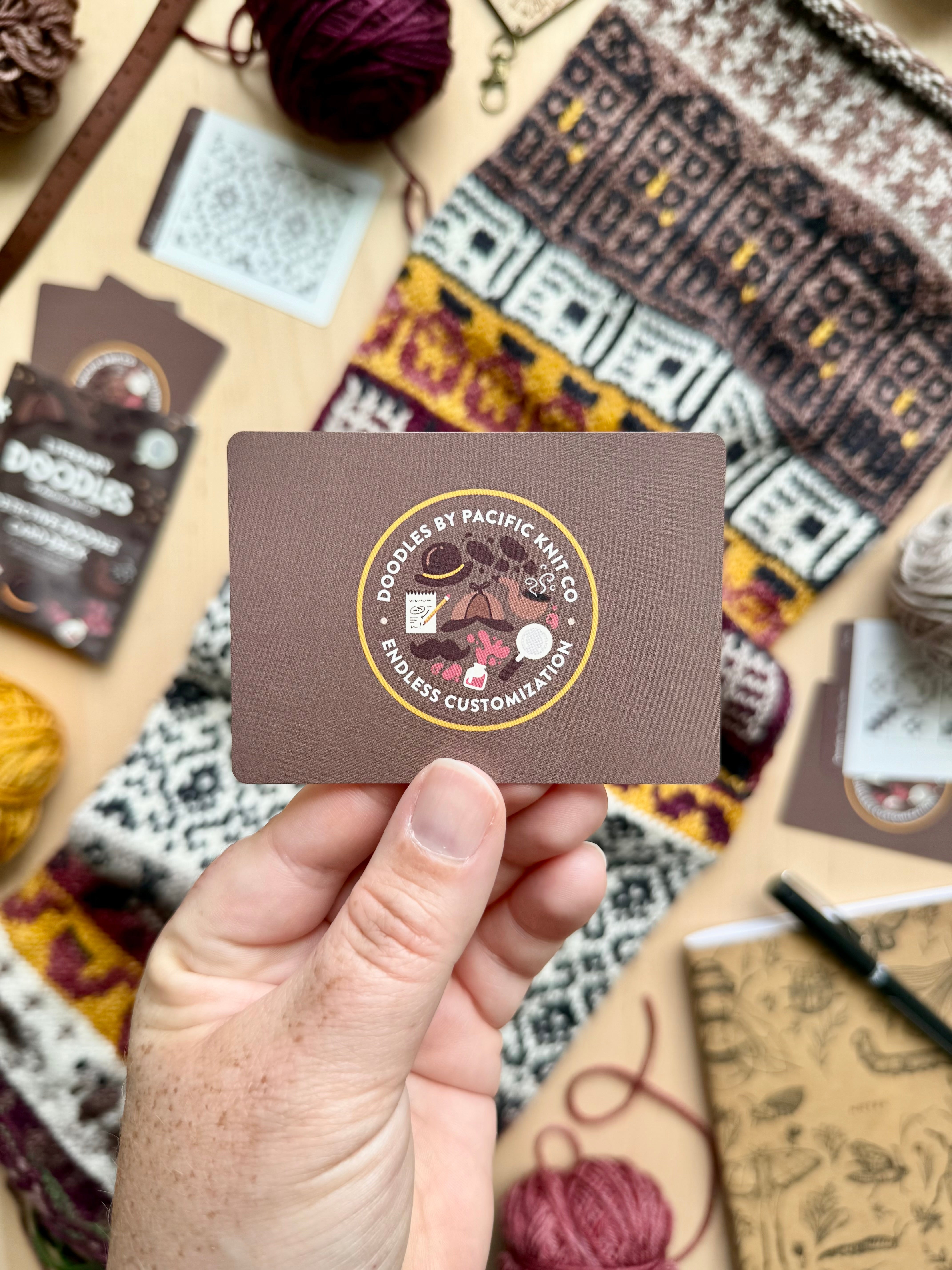 Doodle Card Deck - Detective Literary