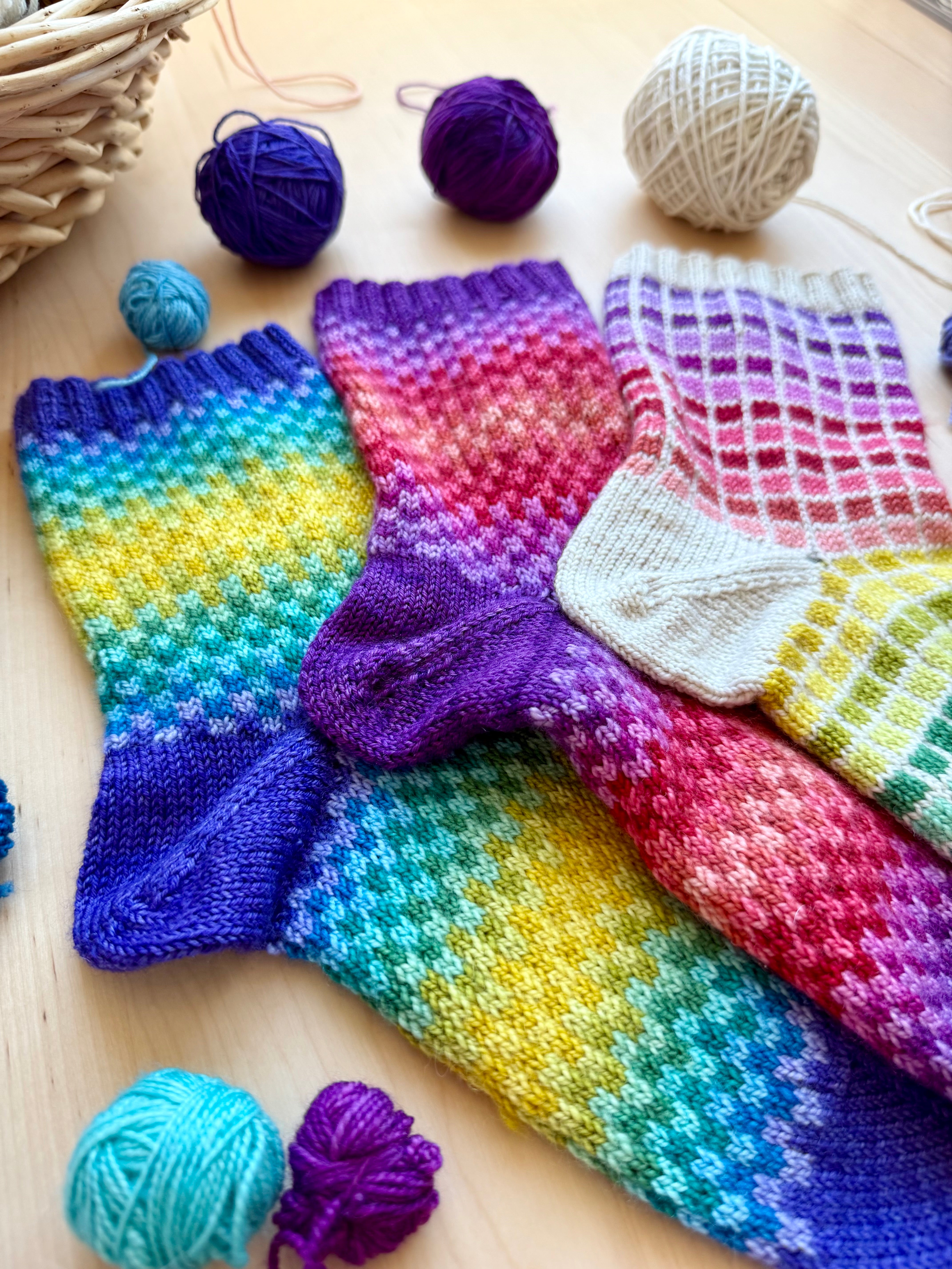 Geometric Doodle (Socks)