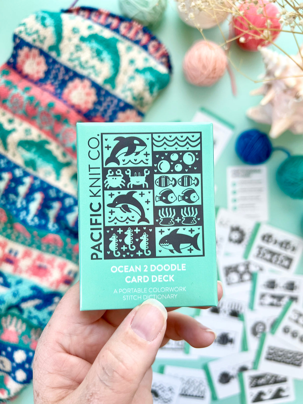 Doodle Card Deck - Ocean 2 (half deck) | Pacific Knit Co