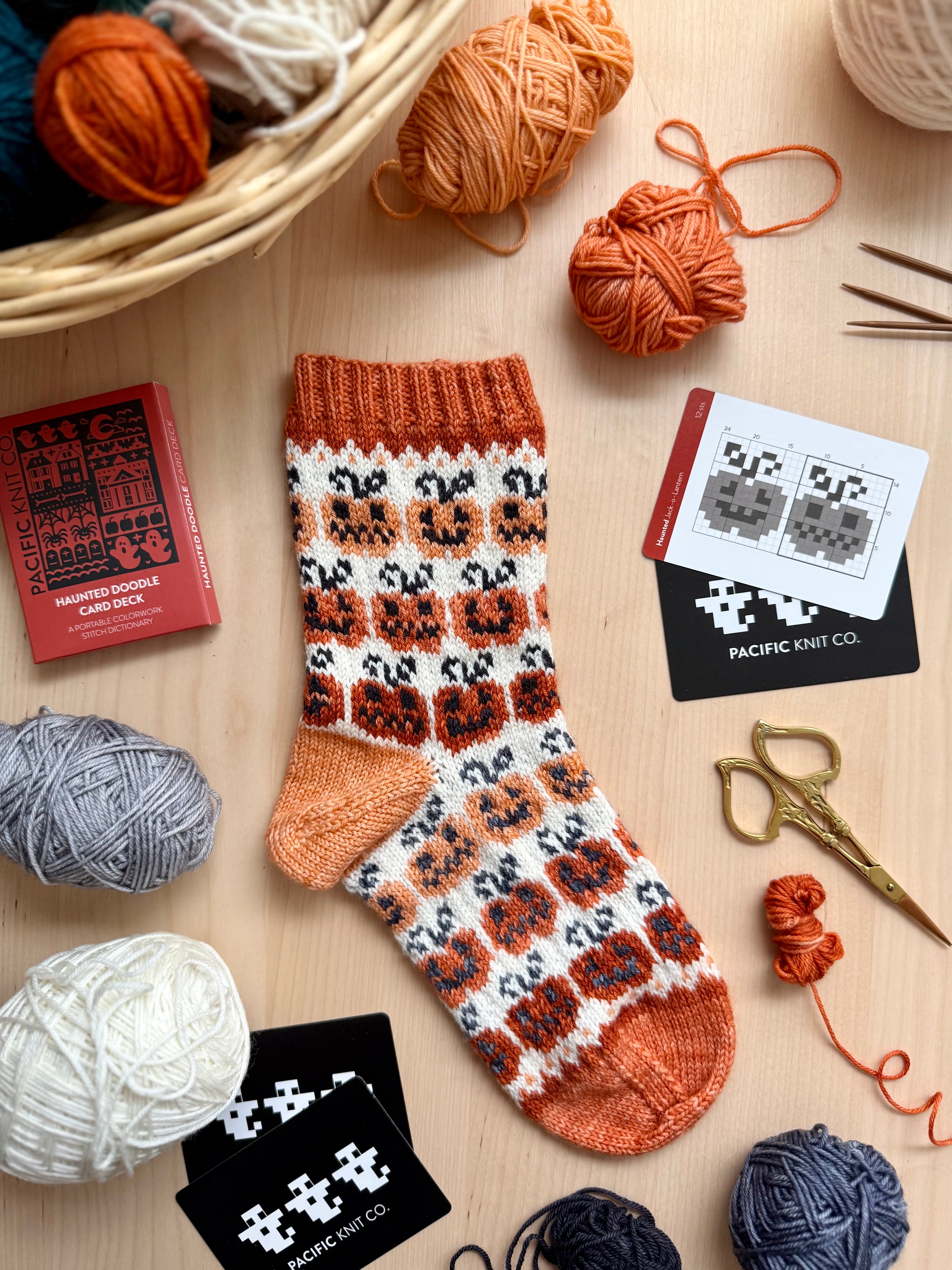 Haunted Doodle (Socks)