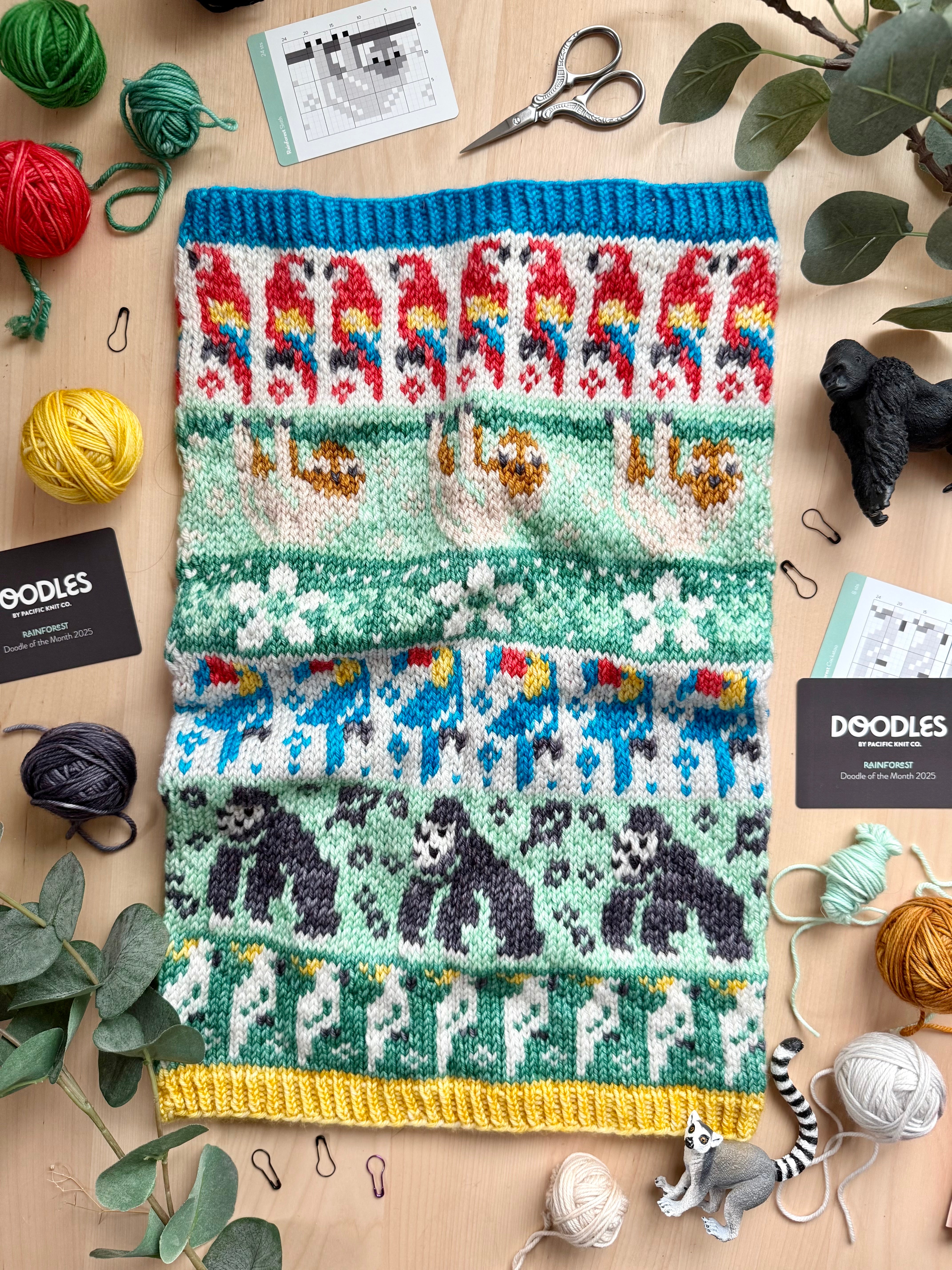 Doodle Card Deck - Rainforest Club
