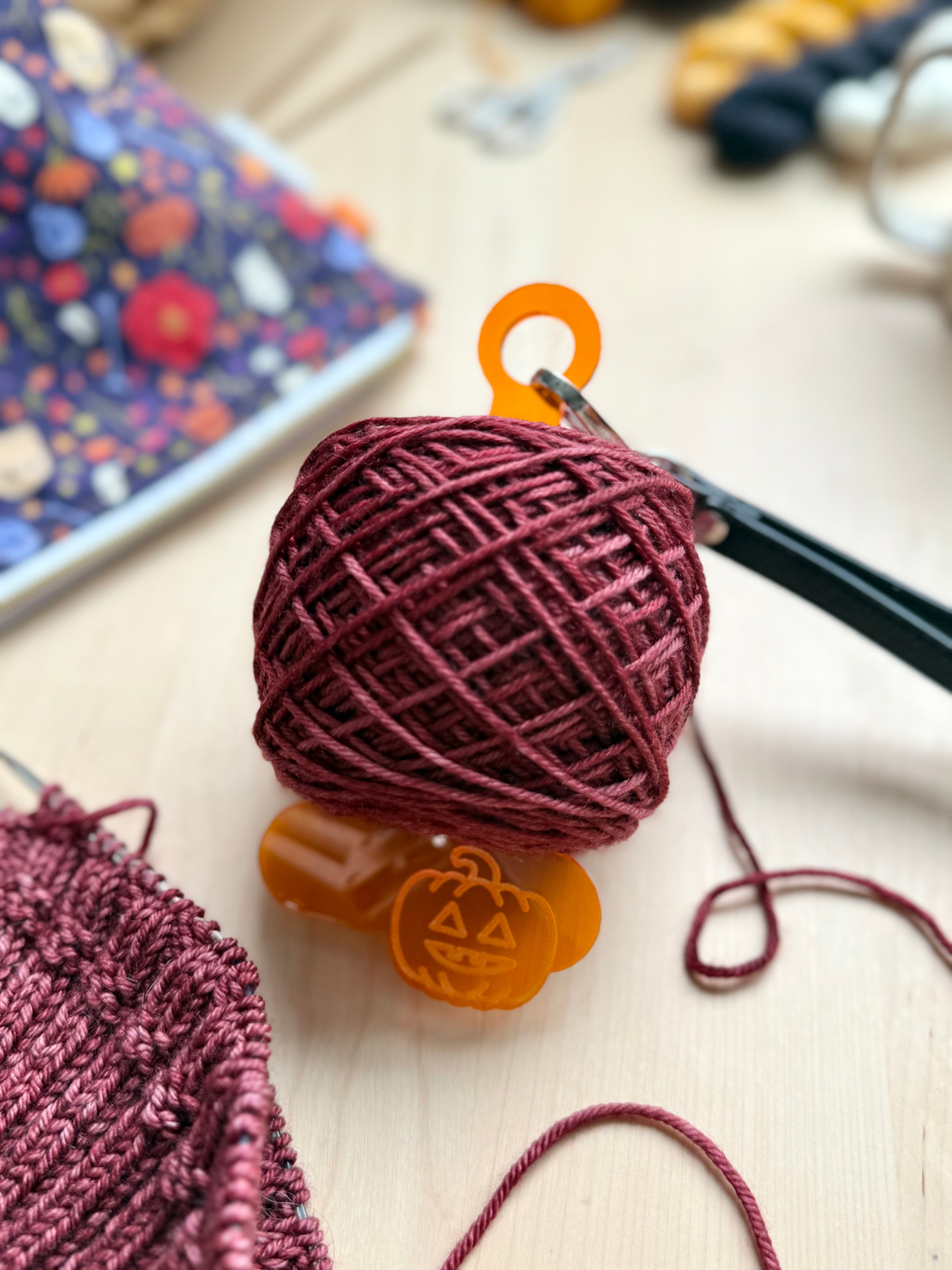 Pumpkin Yarn-a-Long