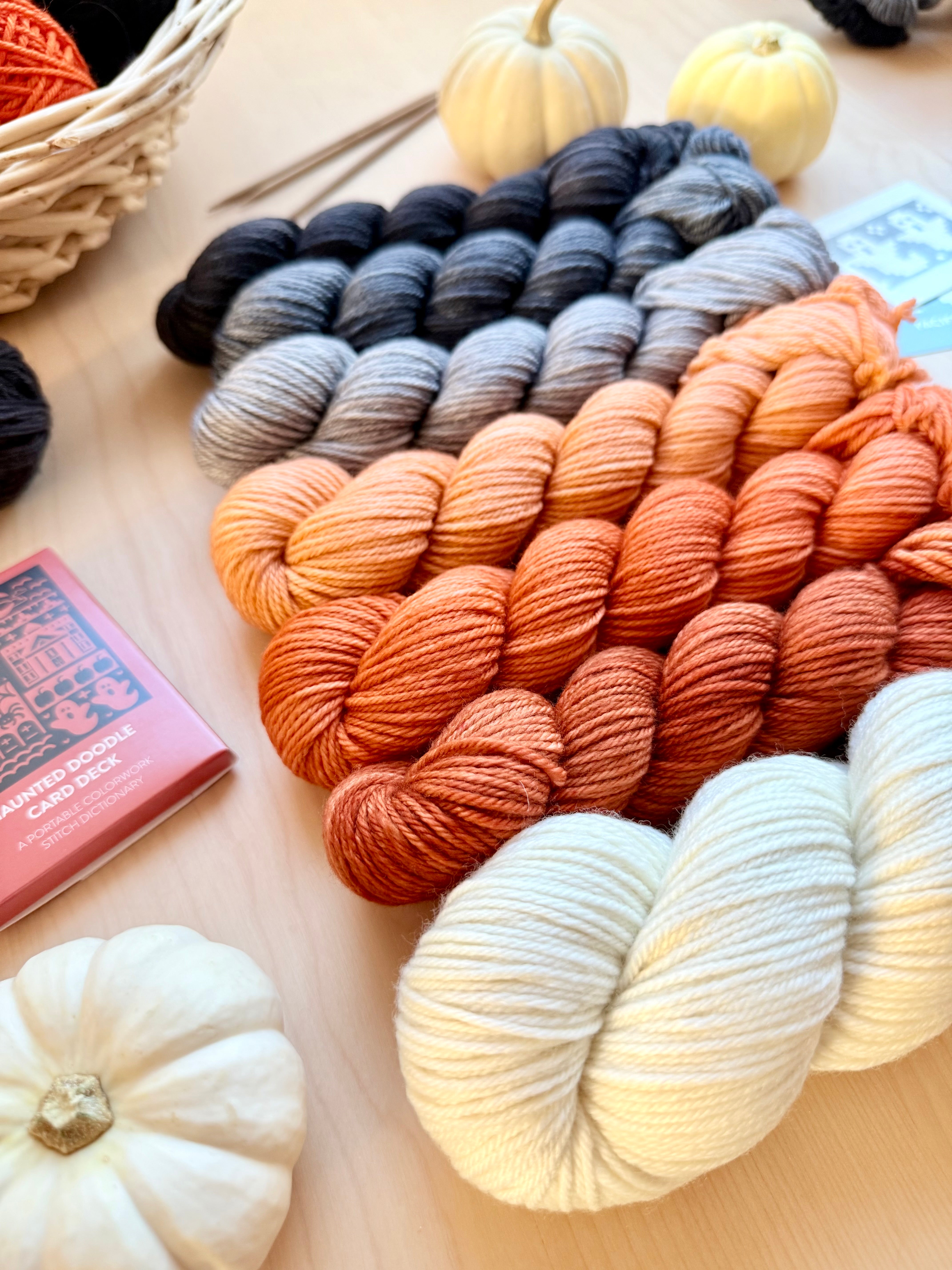 Haunted Doodle: Cowl Project + Yarn Kit (by Yarnaceous Fibers)