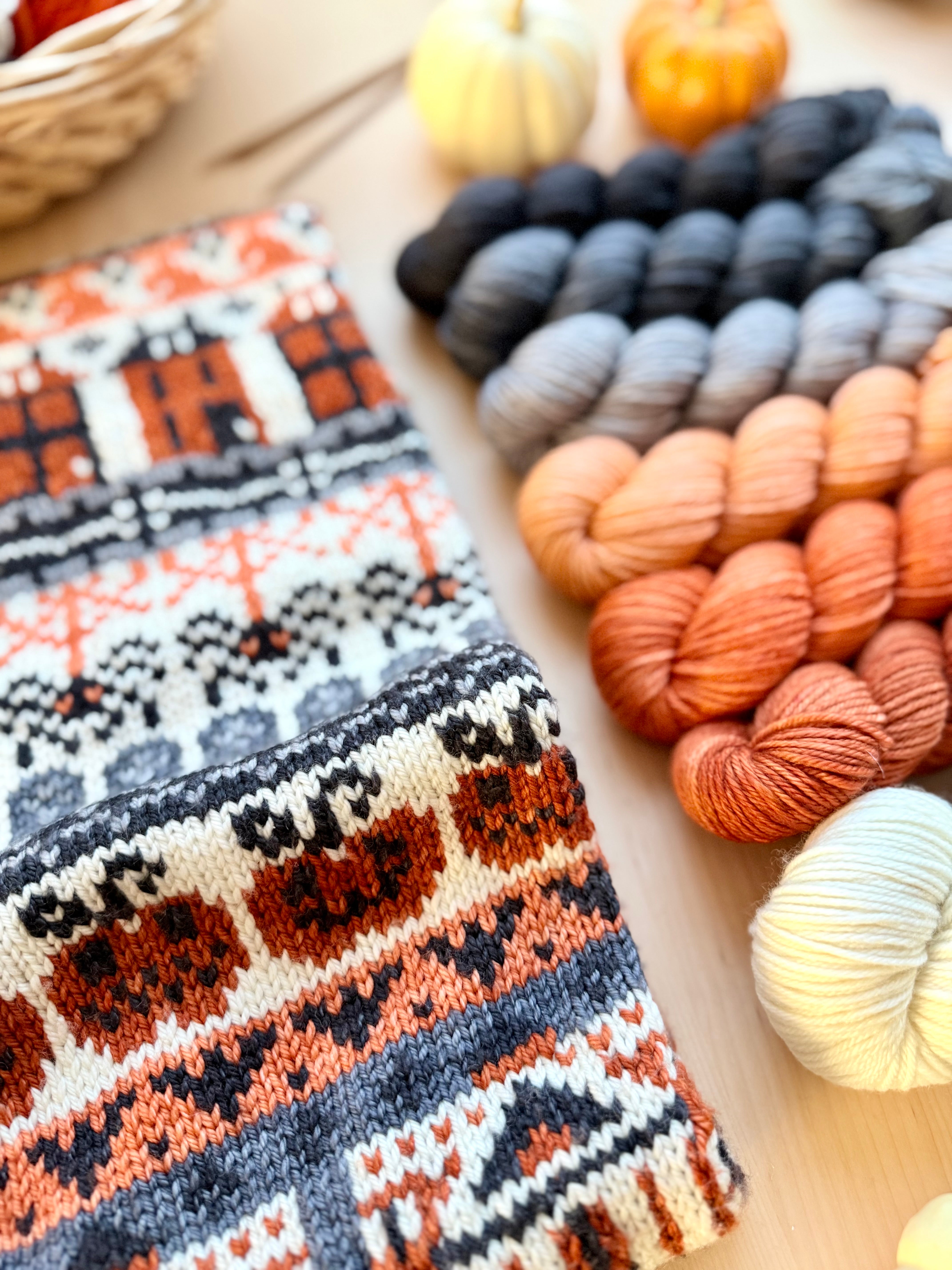 Haunted Doodle: Cowl Project + Yarn Kit (by Yarnaceous Fibers)