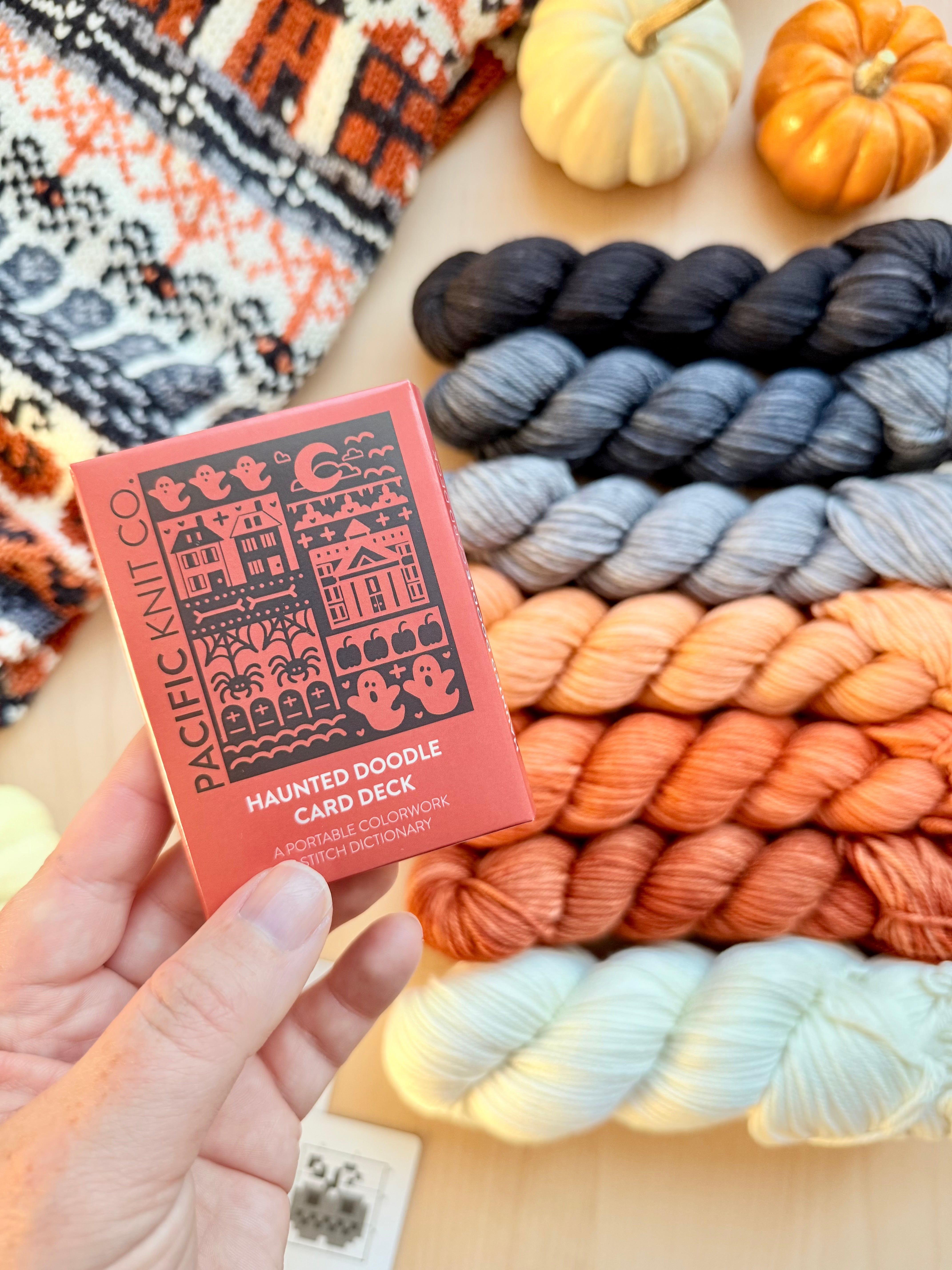 Haunted Doodle: Cowl Project + Yarn Kit (by Yarnaceous Fibers)