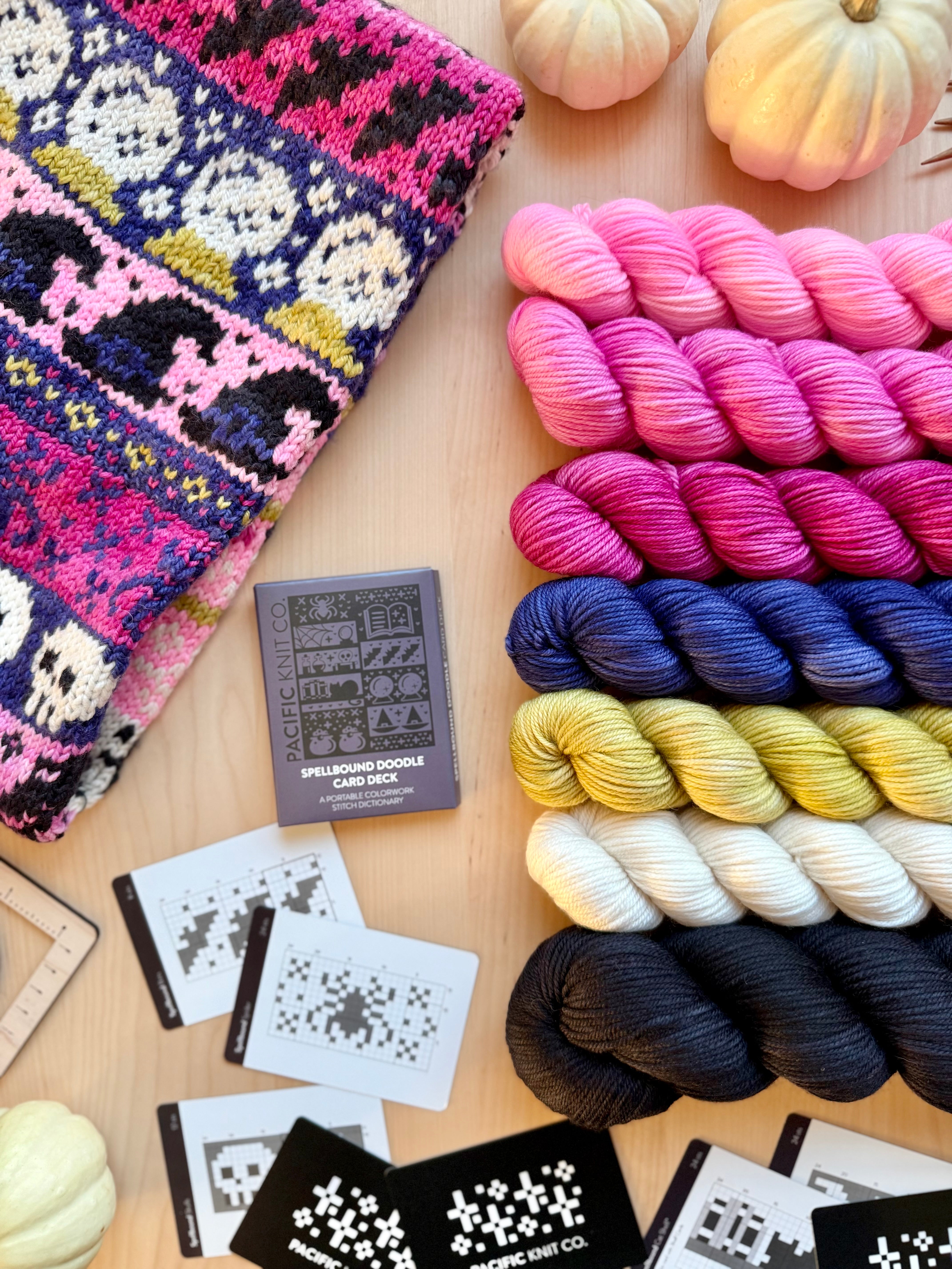 Spellbound Doodle: Cowl Project + Yarn Kit (by Fangirl Fibers)