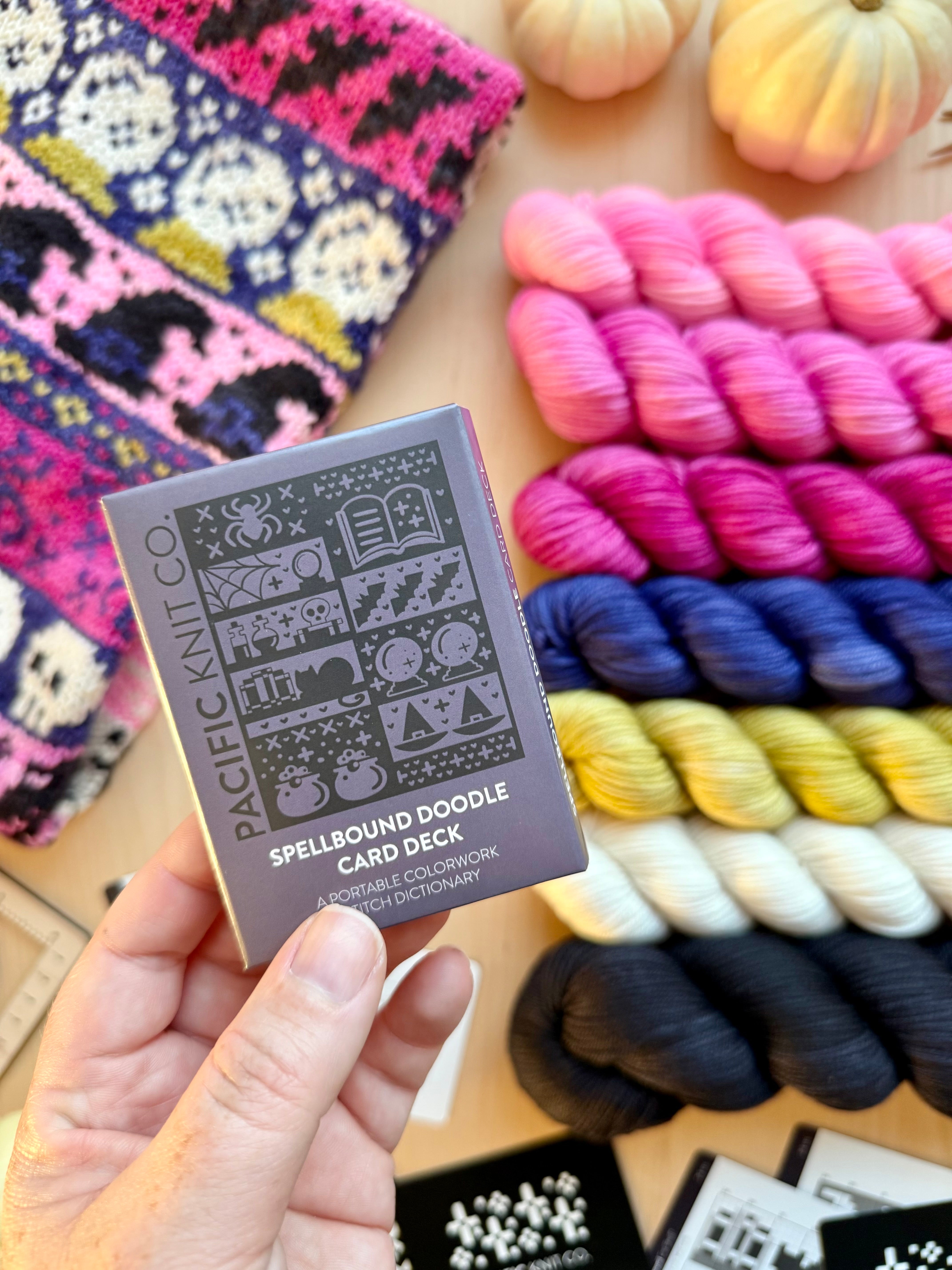 Spellbound Doodle: Cowl Project + Yarn Kit (by Fangirl Fibers)