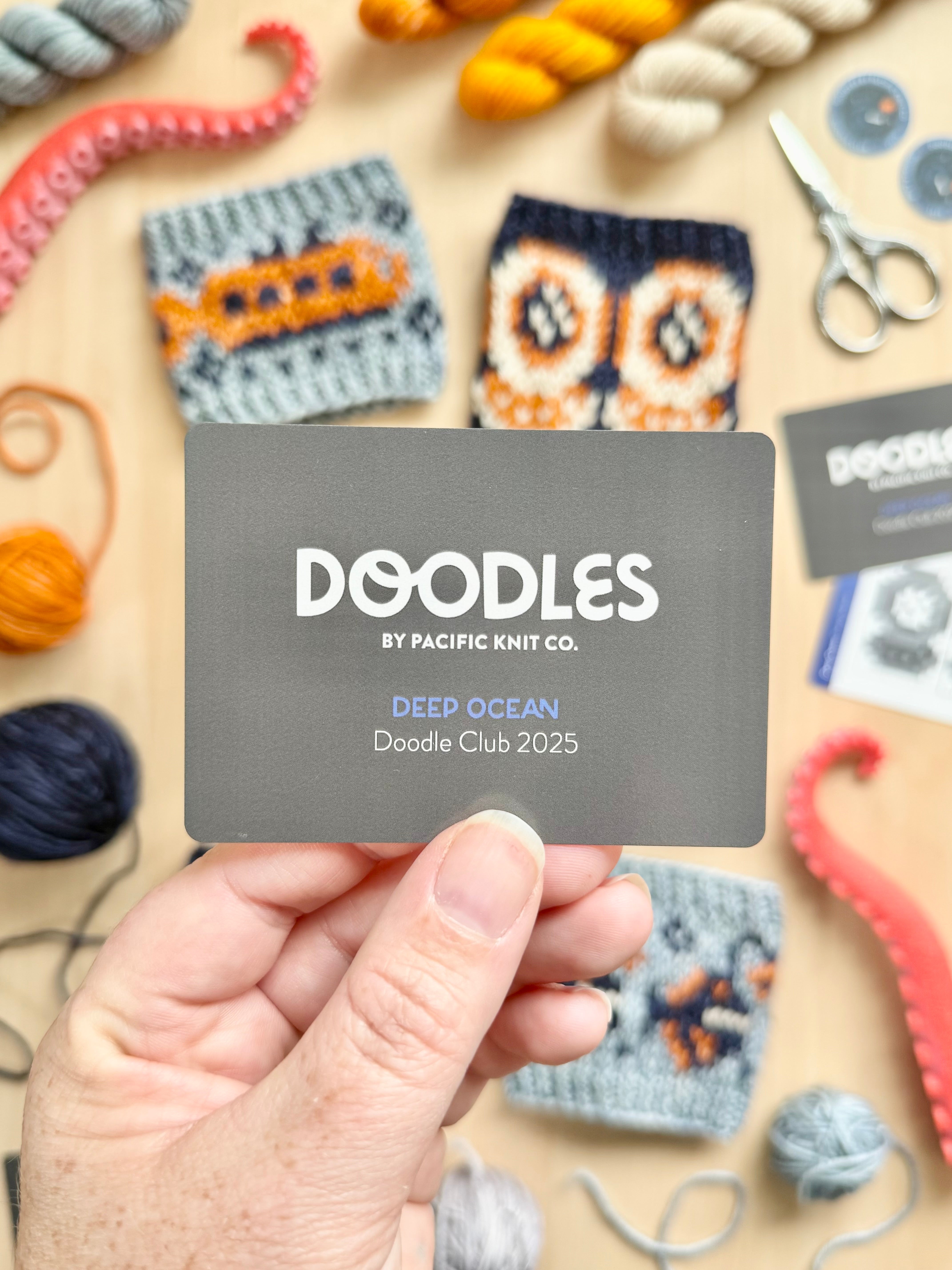 Doodle Card Deck - Deep Ocean Club