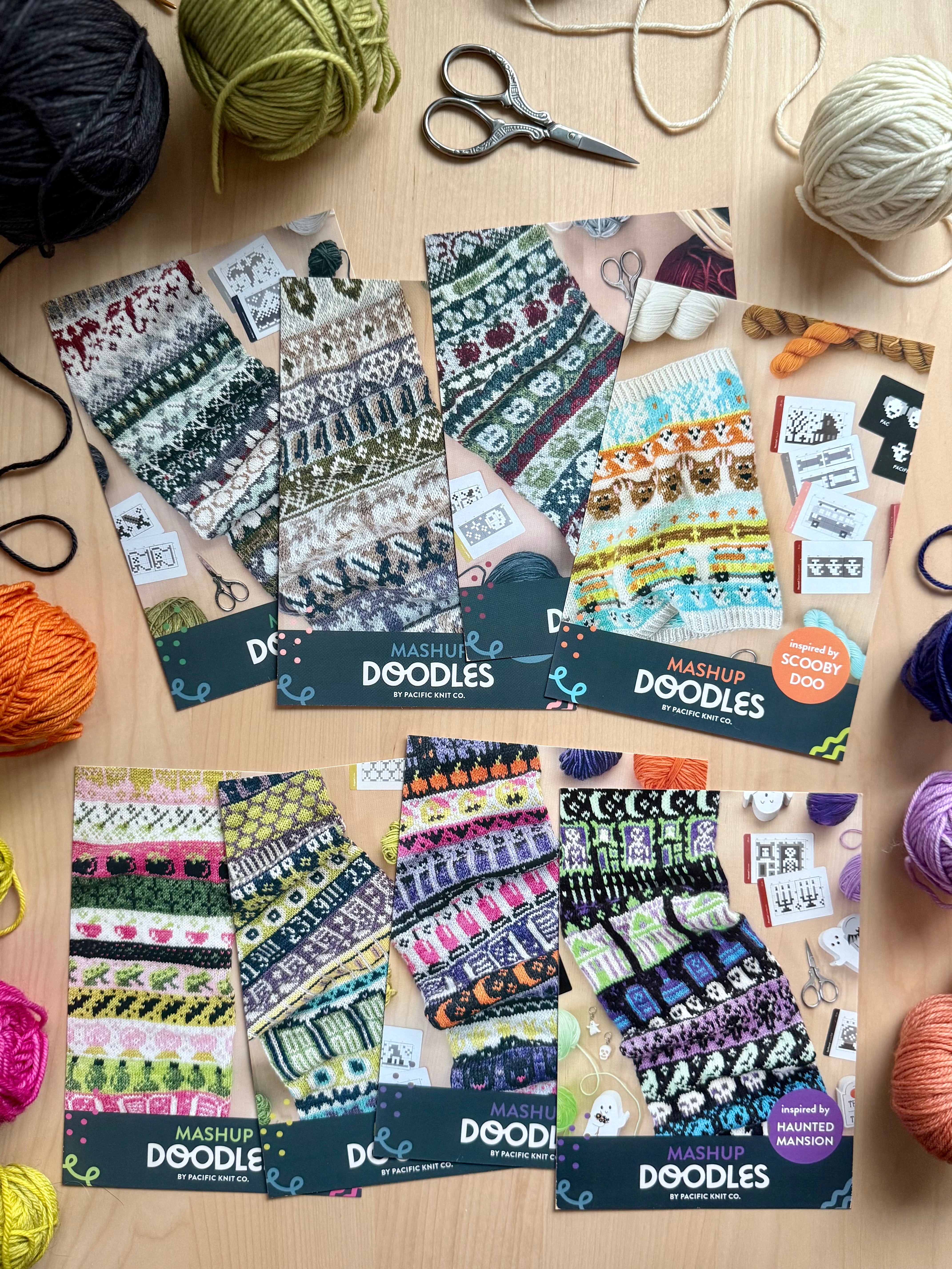 Doodle Mashup Postcards: Halloween (Set of 8)
