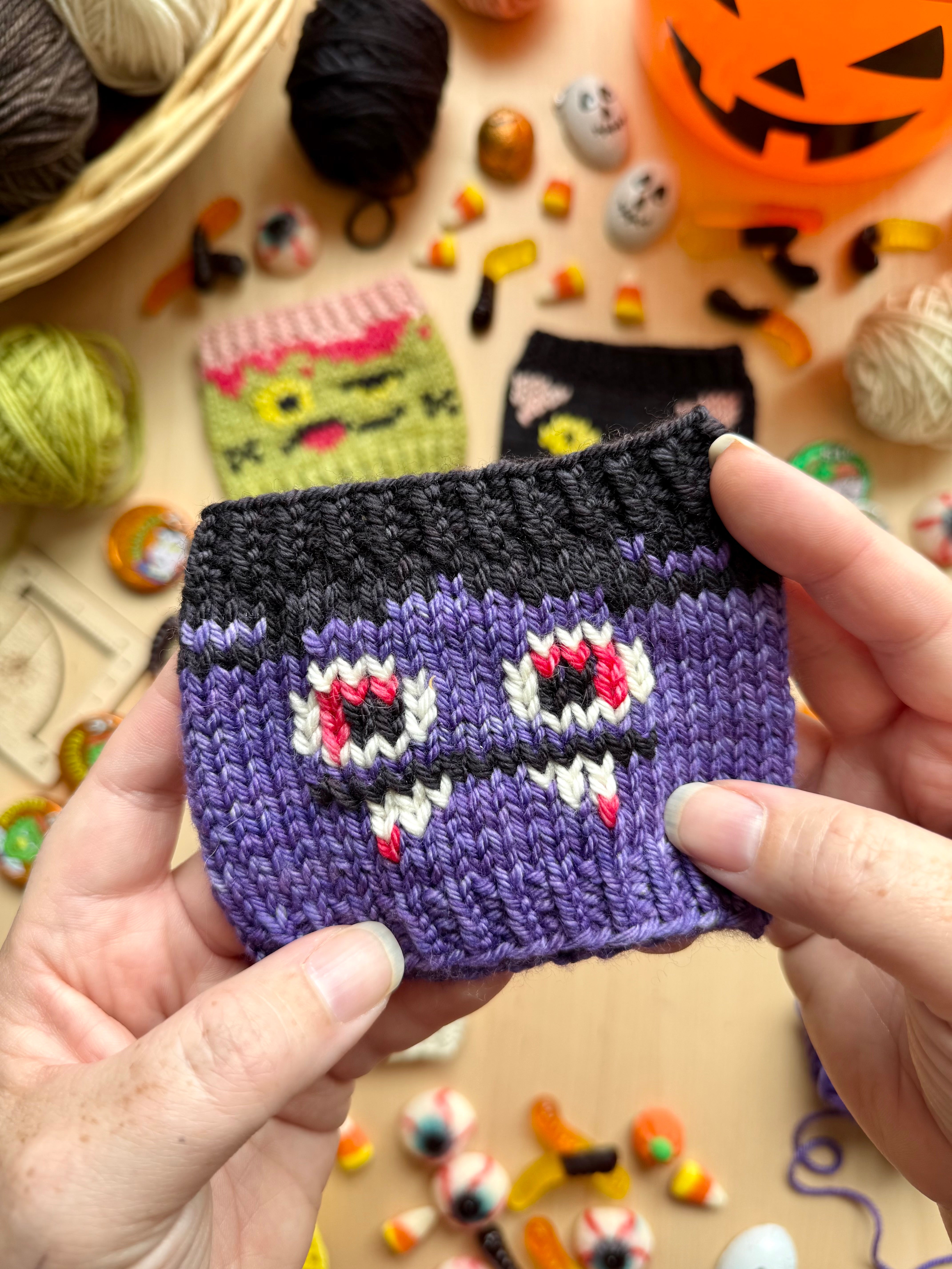 Monster Faces Doodle (Cup Cozy)