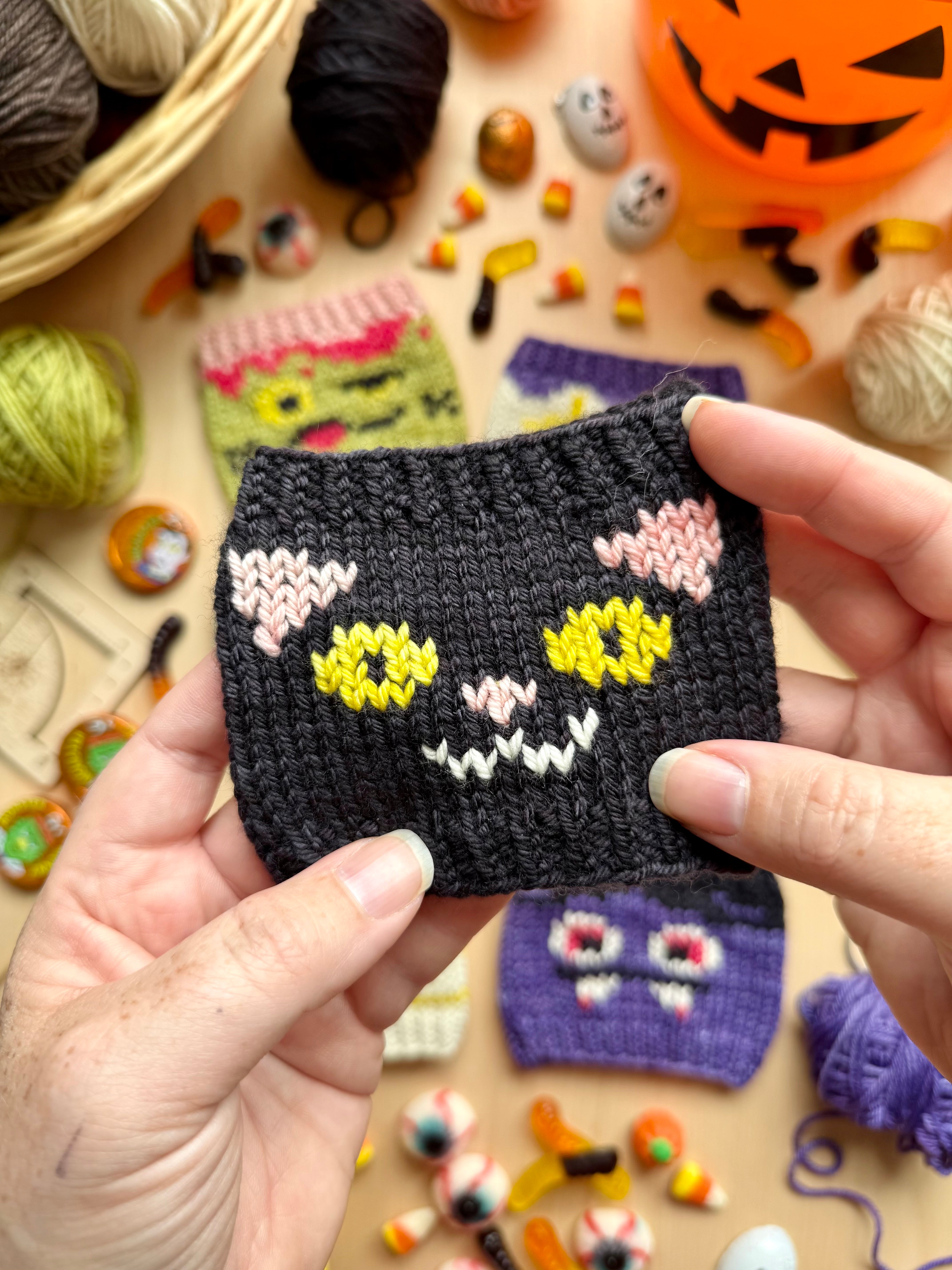 Monster Faces Doodle (Cup Cozy)