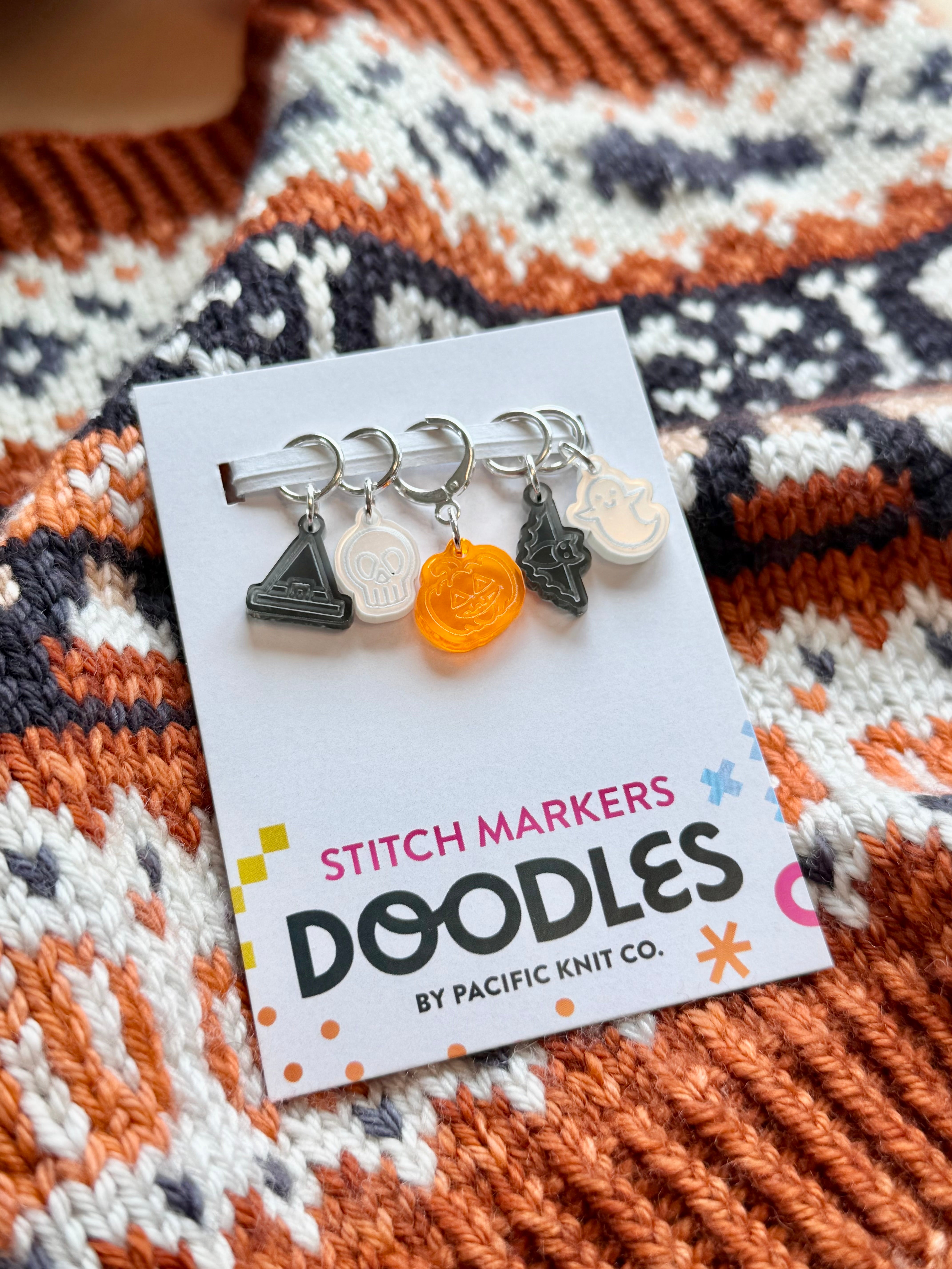 Autumn Doodle (Stitch Marker Set)