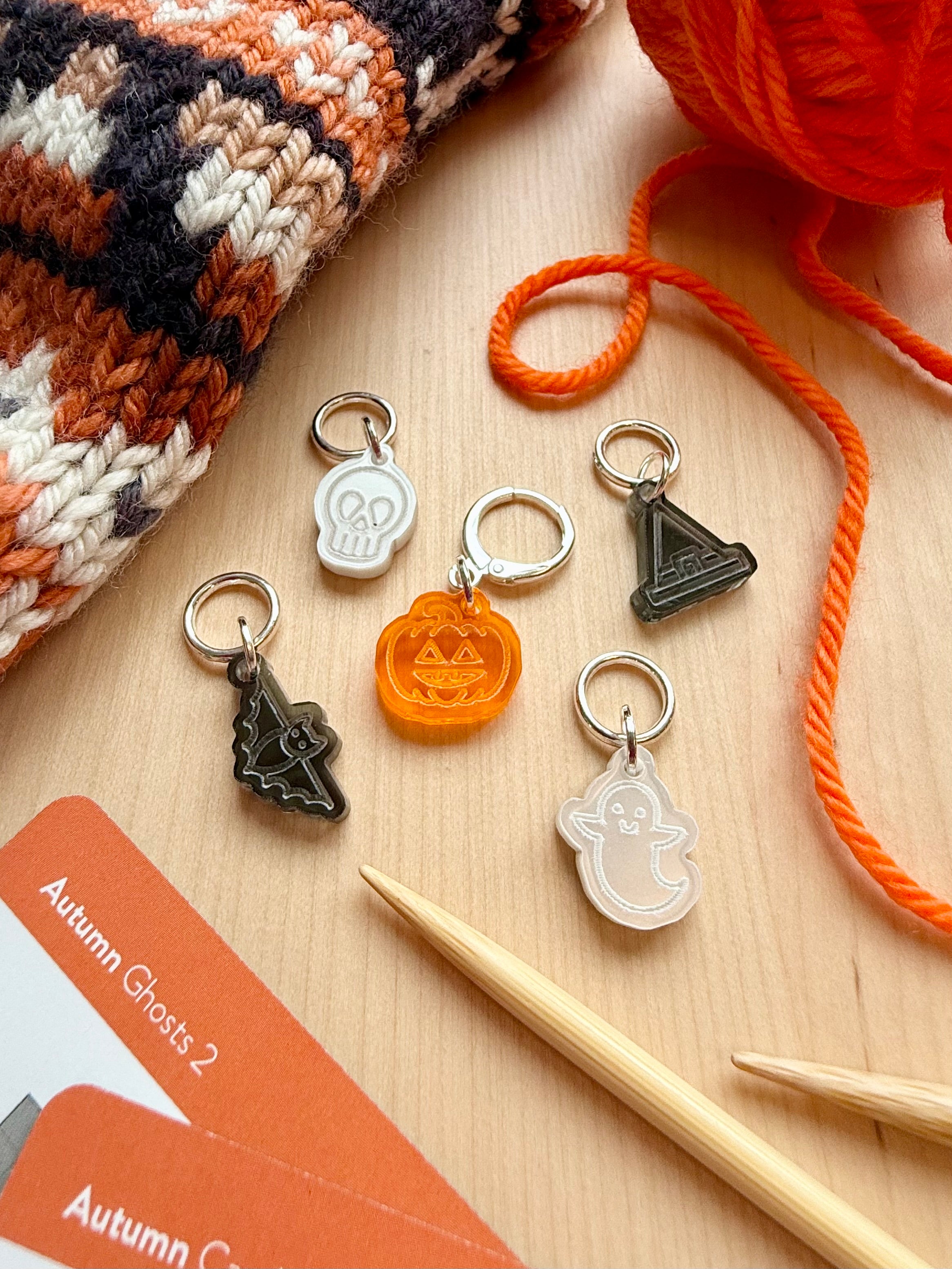 Autumn Doodle (Stitch Marker Set)