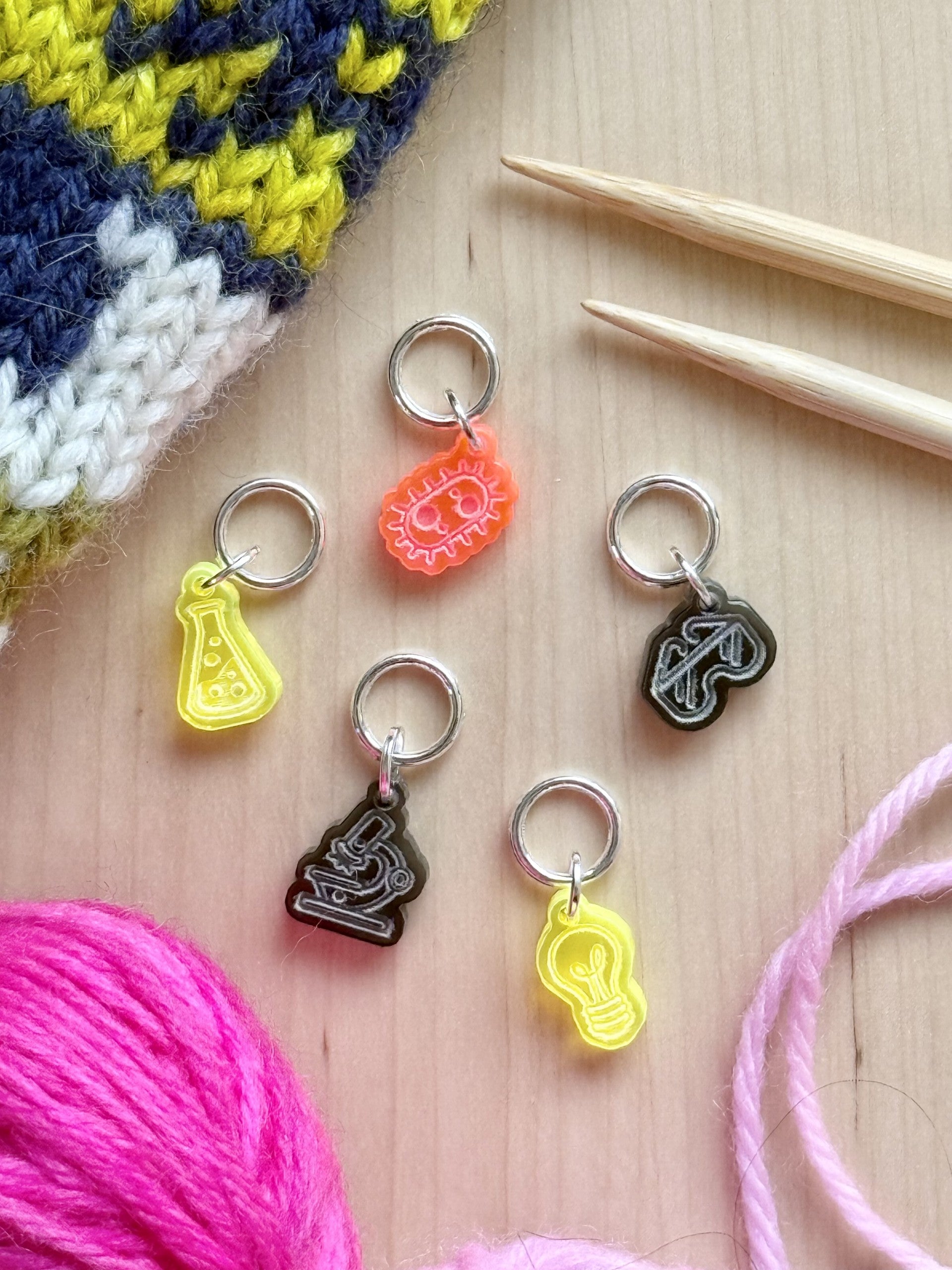 Science Doodle (Stitch Marker Set)
