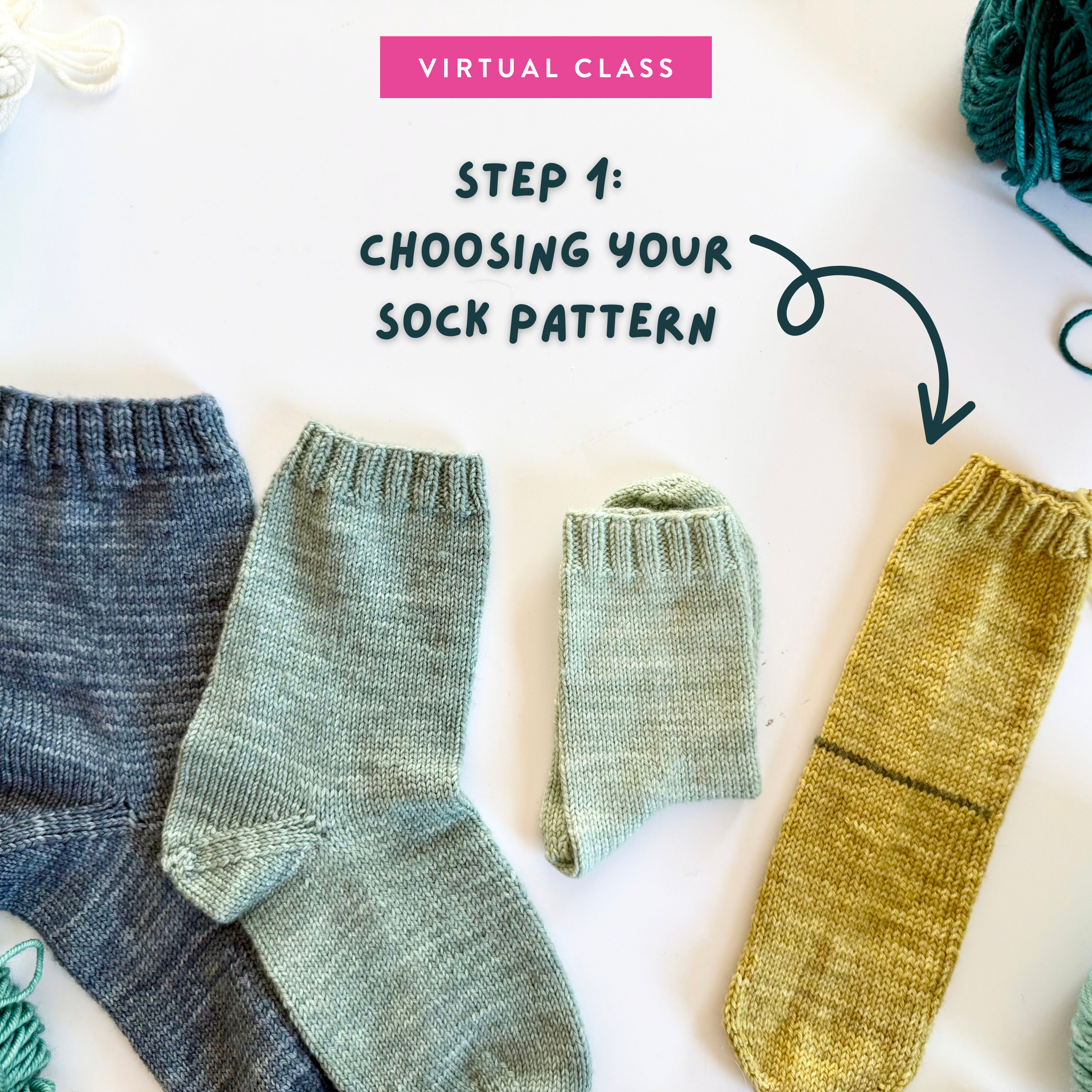 Online Class: Doodle Socks (Sept 18, 2-4 PST)