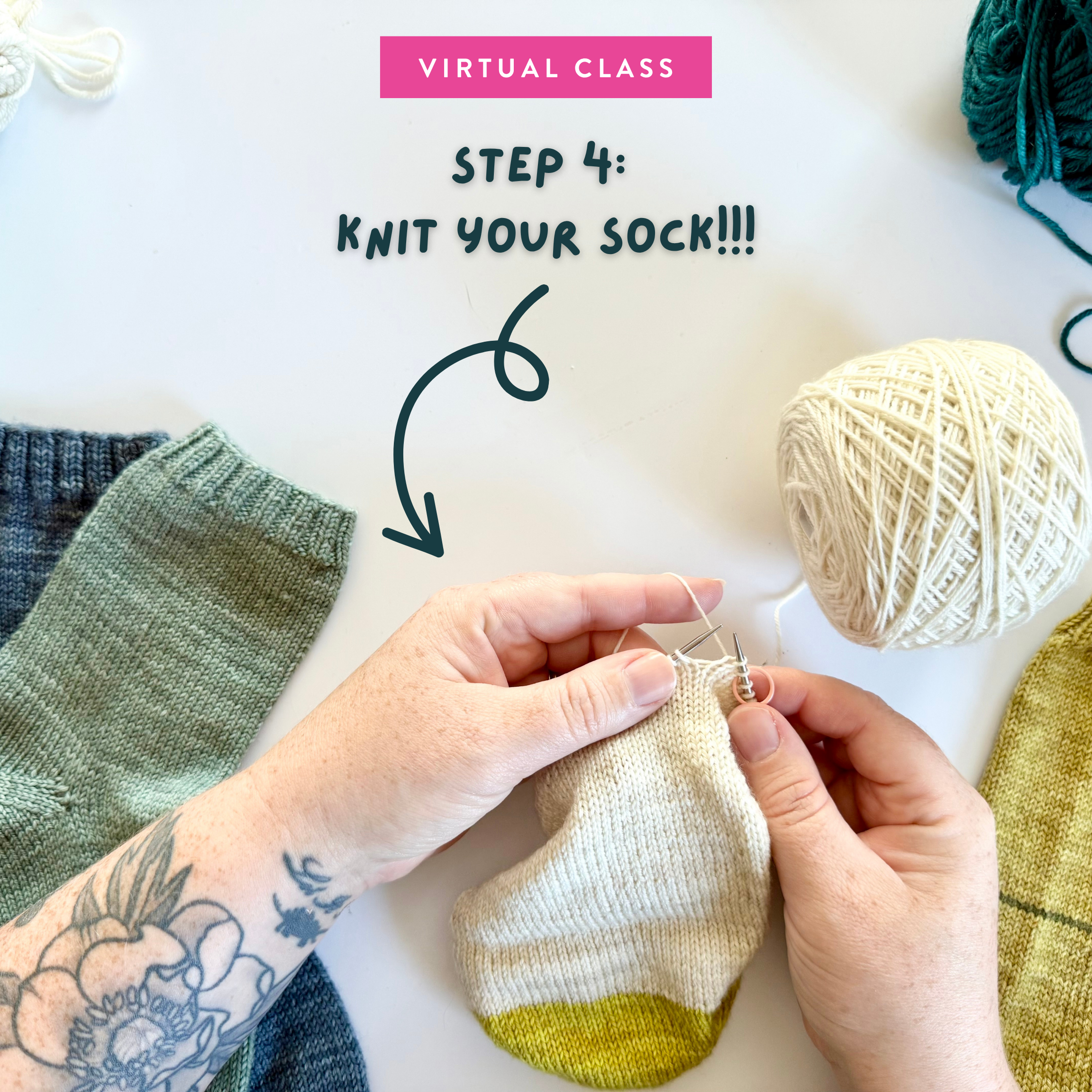 Online Class: Doodle Socks (Sept 18, 2-4 PST)