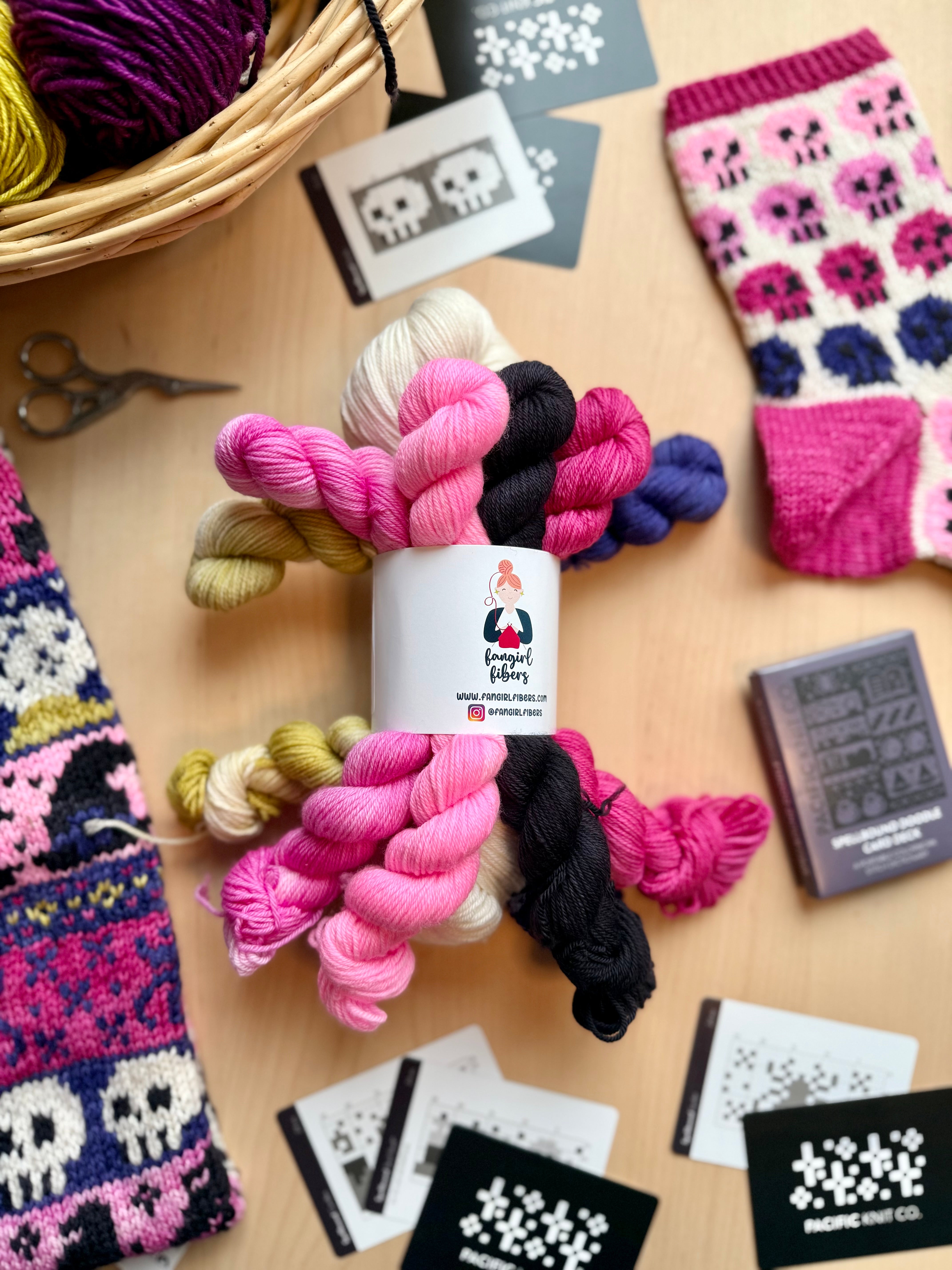 Spellbound Doodle: Sock Project + Yarn Kit (by Fangirl Fibers)
