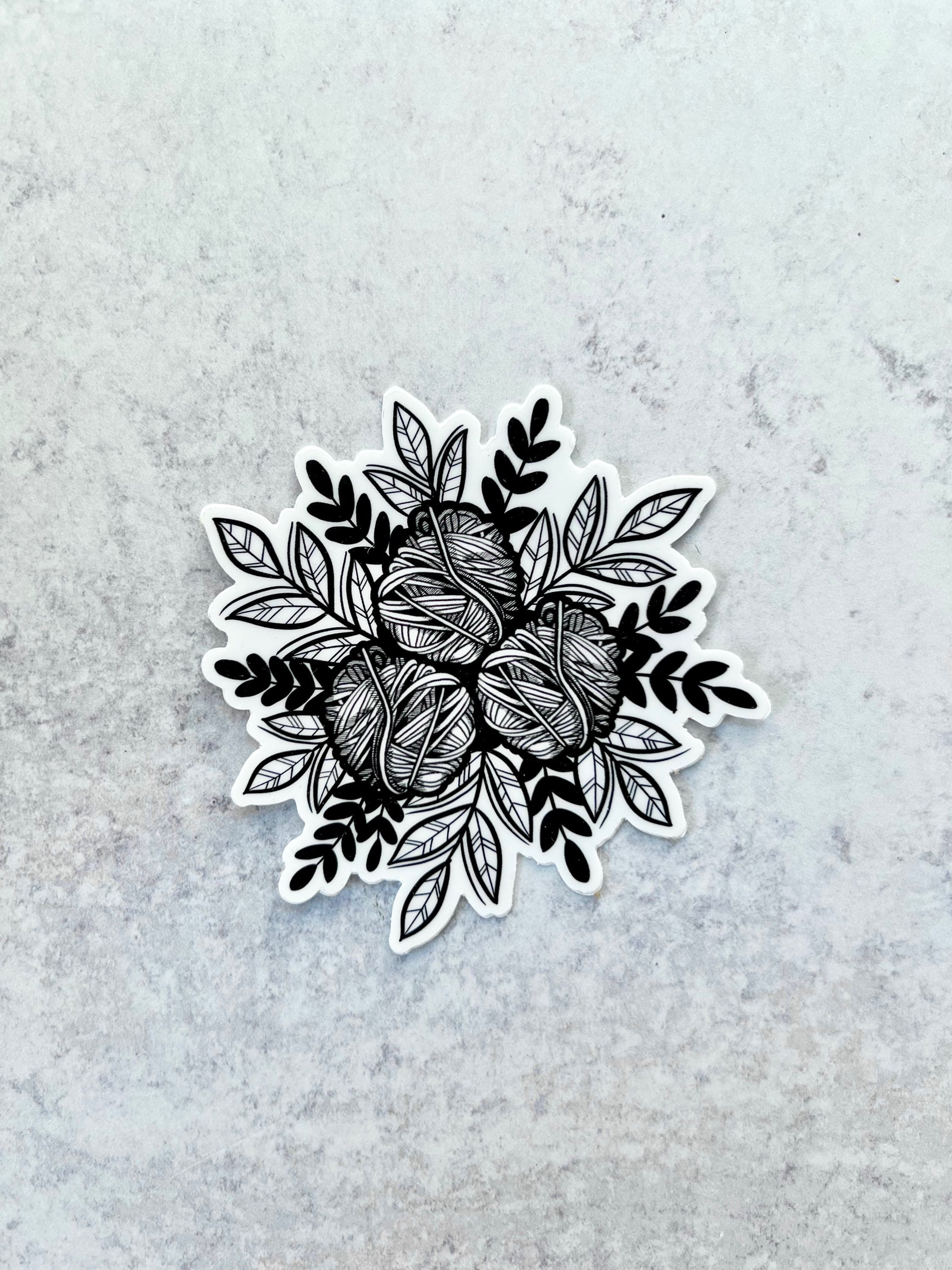 Sticker - Yarn Bouquet - 3 x 3 in
