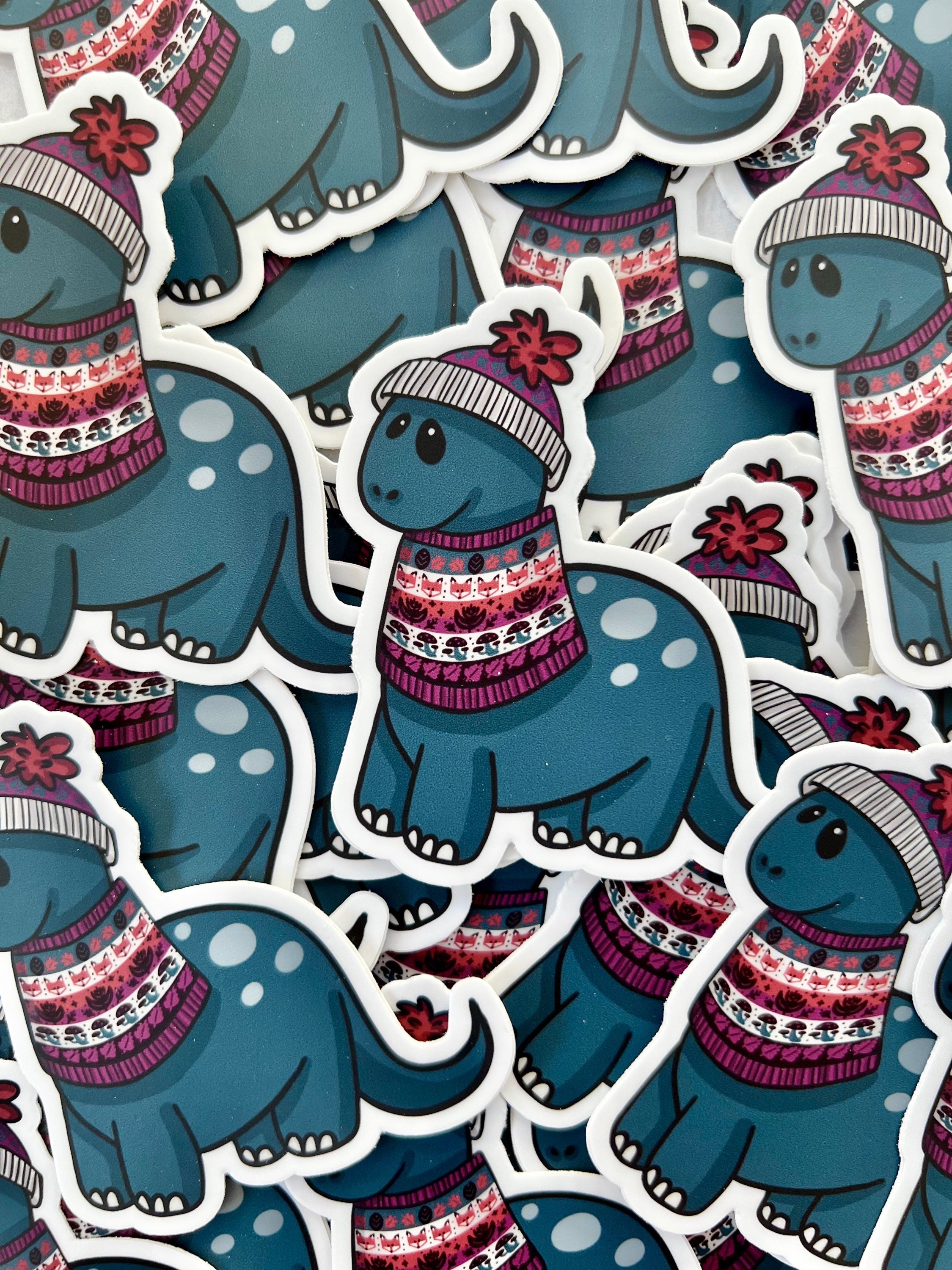 Sticker - Dino’s in Cowls - 3x3in