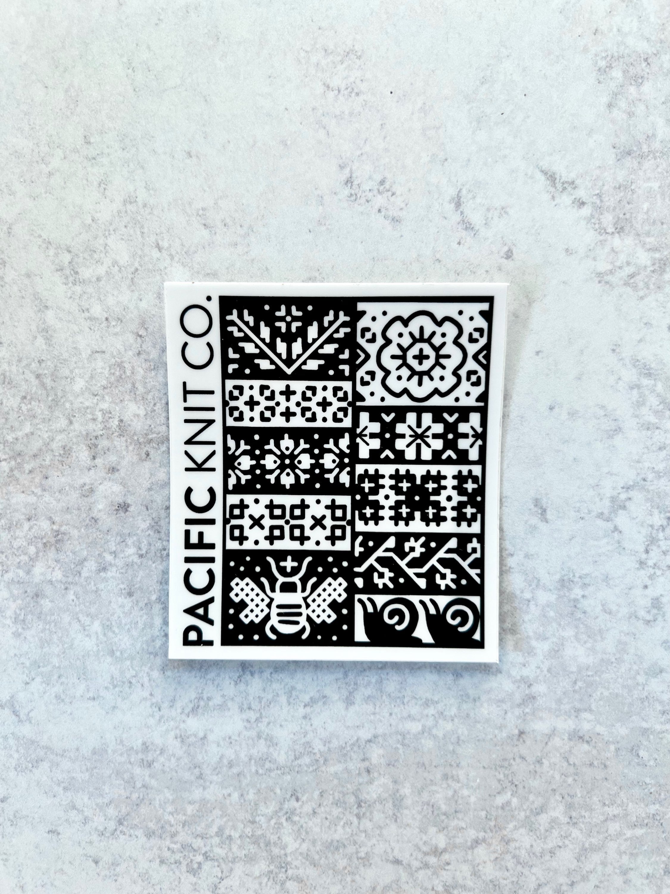 Sticker - Spring Doodle - Black - 3 x 3 in