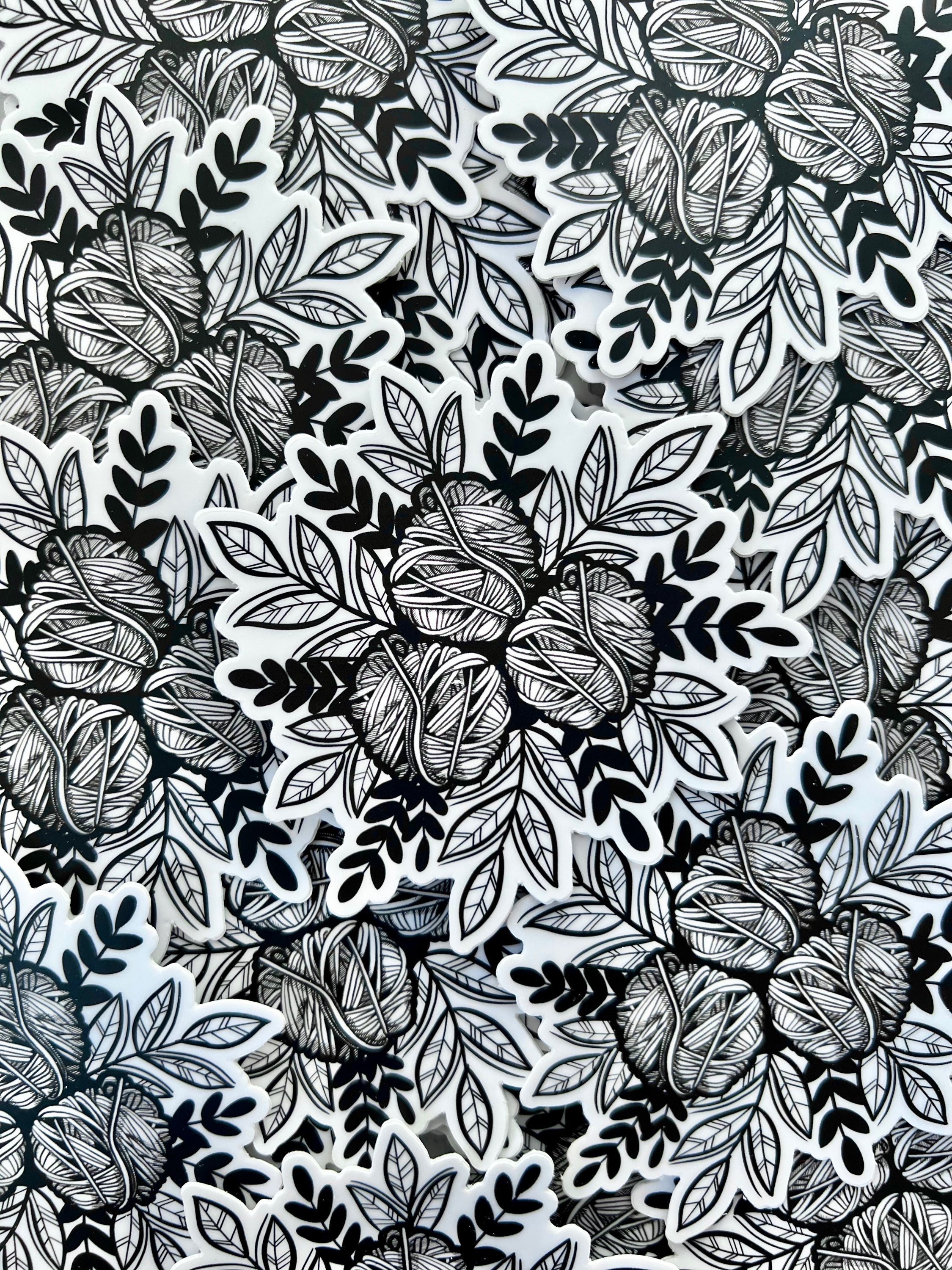 Sticker - Yarn Bouquet - 3 x 3 in